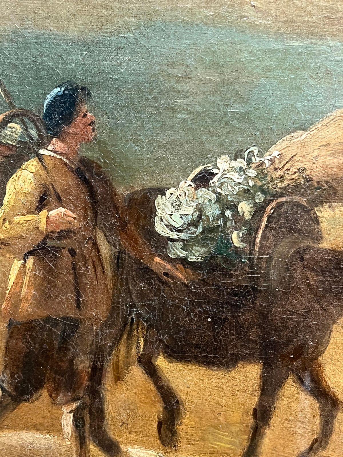 photo furniture Dutch 18th Century18th Century Dutch Pastoral Scene With Travelers And Livestock Golden Landscapemid 18th Century
