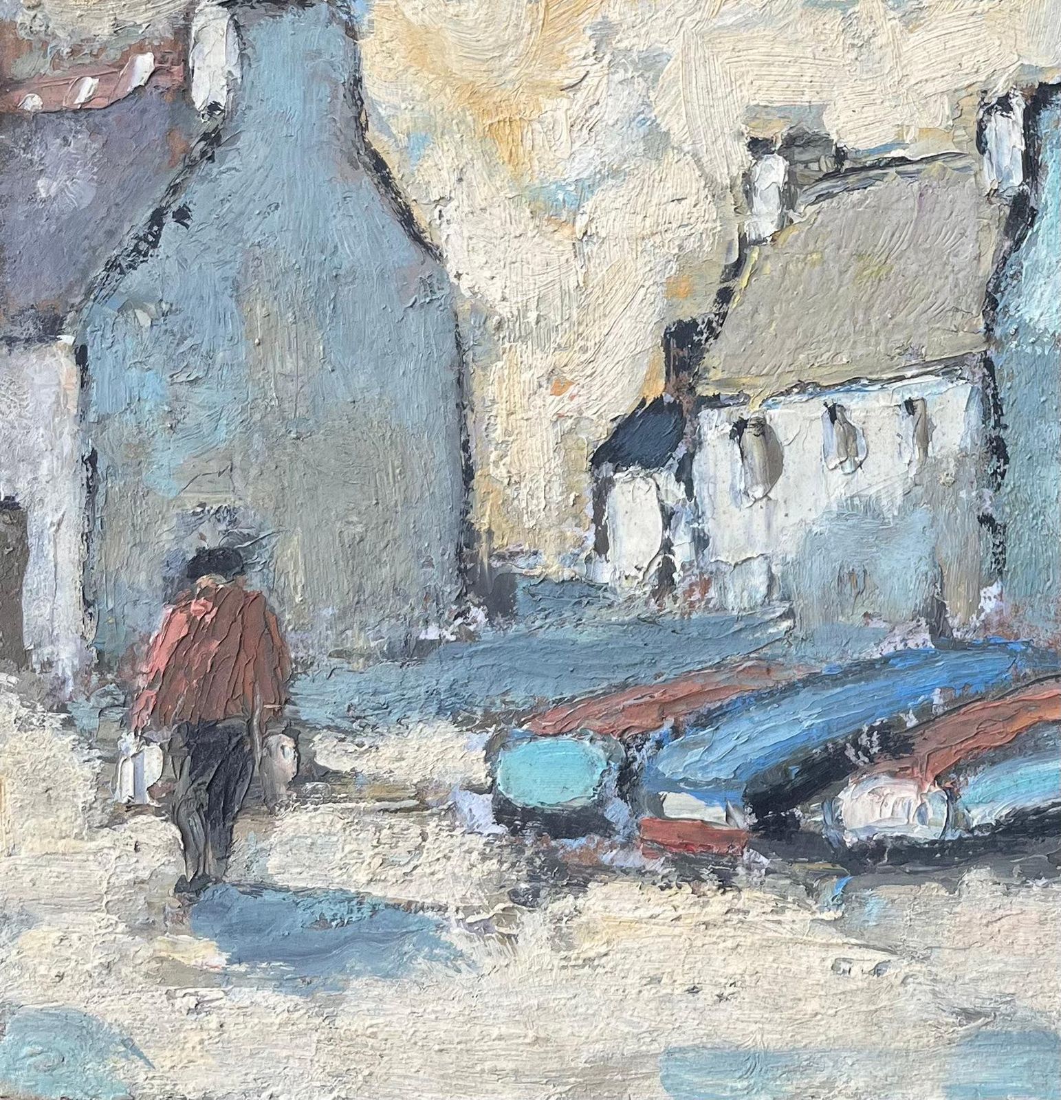 Fanch Lelfrench Impressionist Oil Painting Of "Les Environs De St. Guénolé"2004 photo for sale