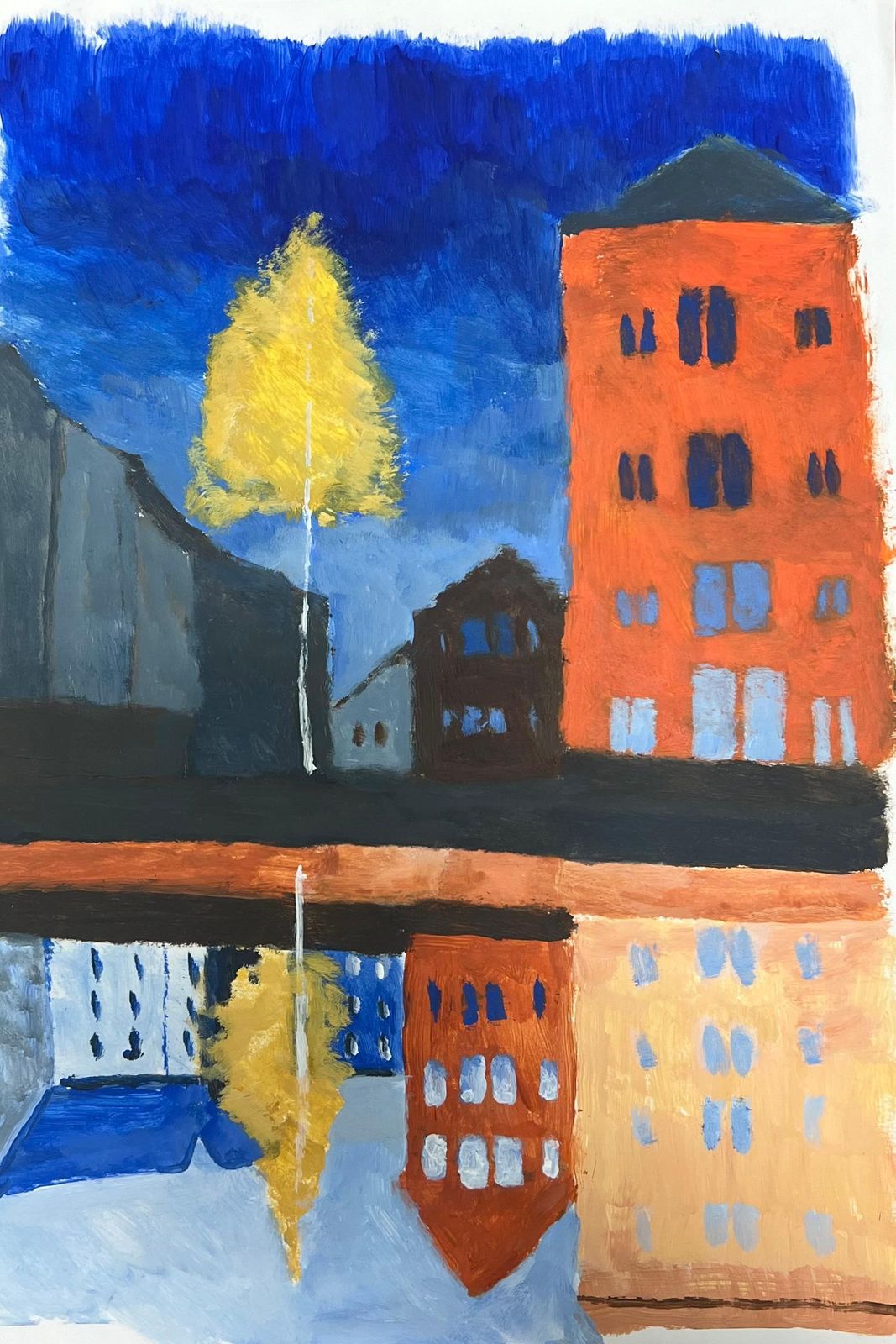 Jill Jacksona Yellow Tree Illuminating The Dark City With Bold Architecture British Oil