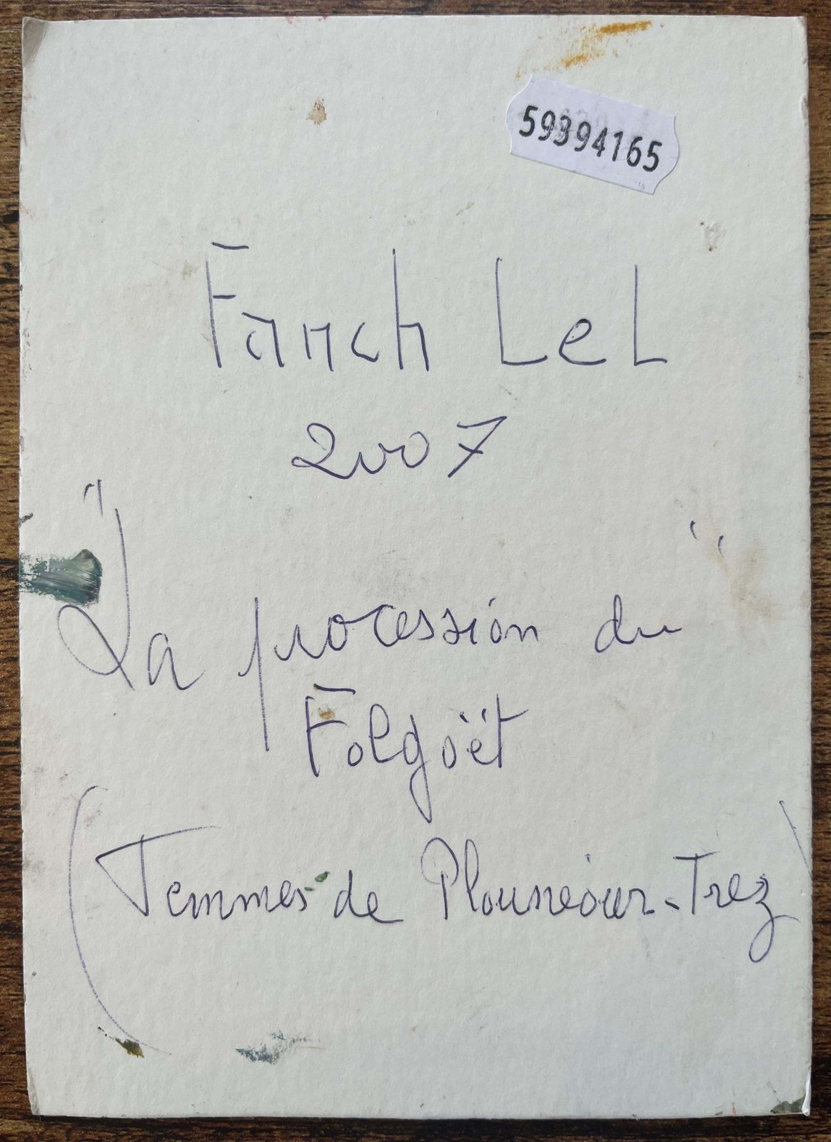 Fanch Lelfrench Impressionist Oil Painting Of La Procession Du Folgoët, Brittany2007 photo buy