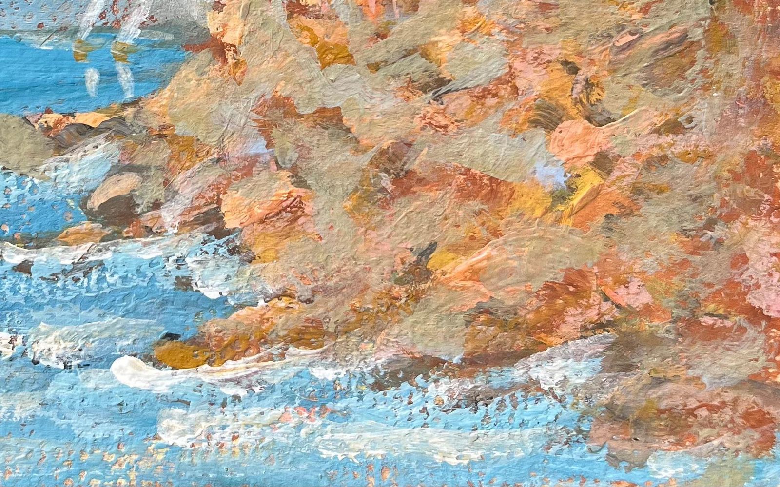 Fanch Lelfrench Impressionist Oil Painting Of A Lighthouse At Finistère Nord2006 photo vinterior