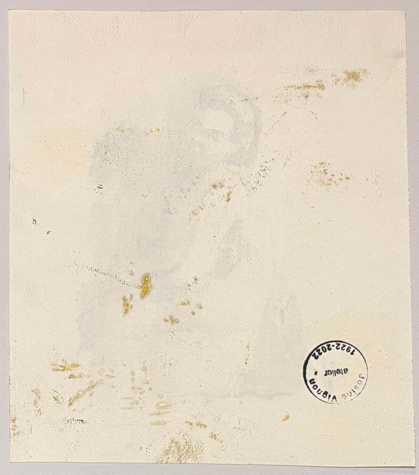 Josine Vignonmid Century French Illustration Of A Seated Nude Woman Drawing1950's photo 101.0