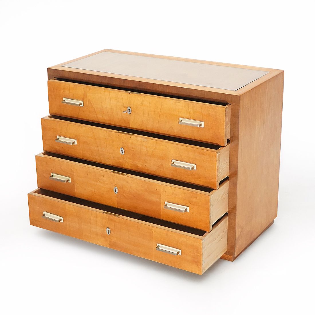 Rationalist Maple Chest Of Drawers, 1930s photo vintage