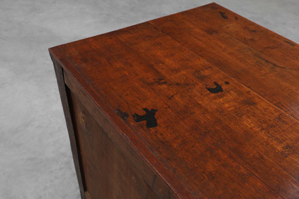 photo vintage 17th Century Italian Renaissance Oak Chest Of Drawers
