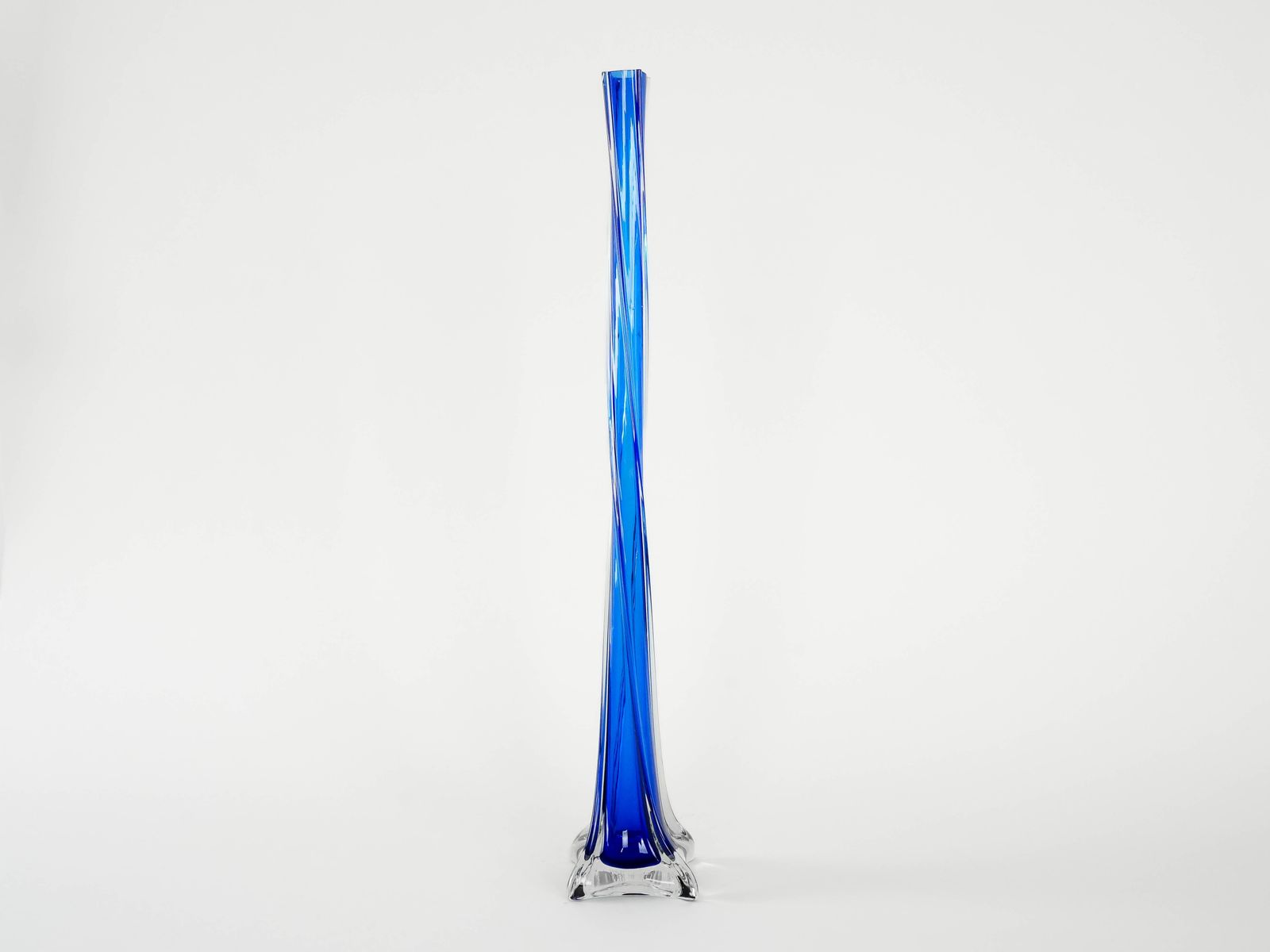 Cobalt Vase, Danish Design, 1970s, Manufactured In Denmark photo for sale