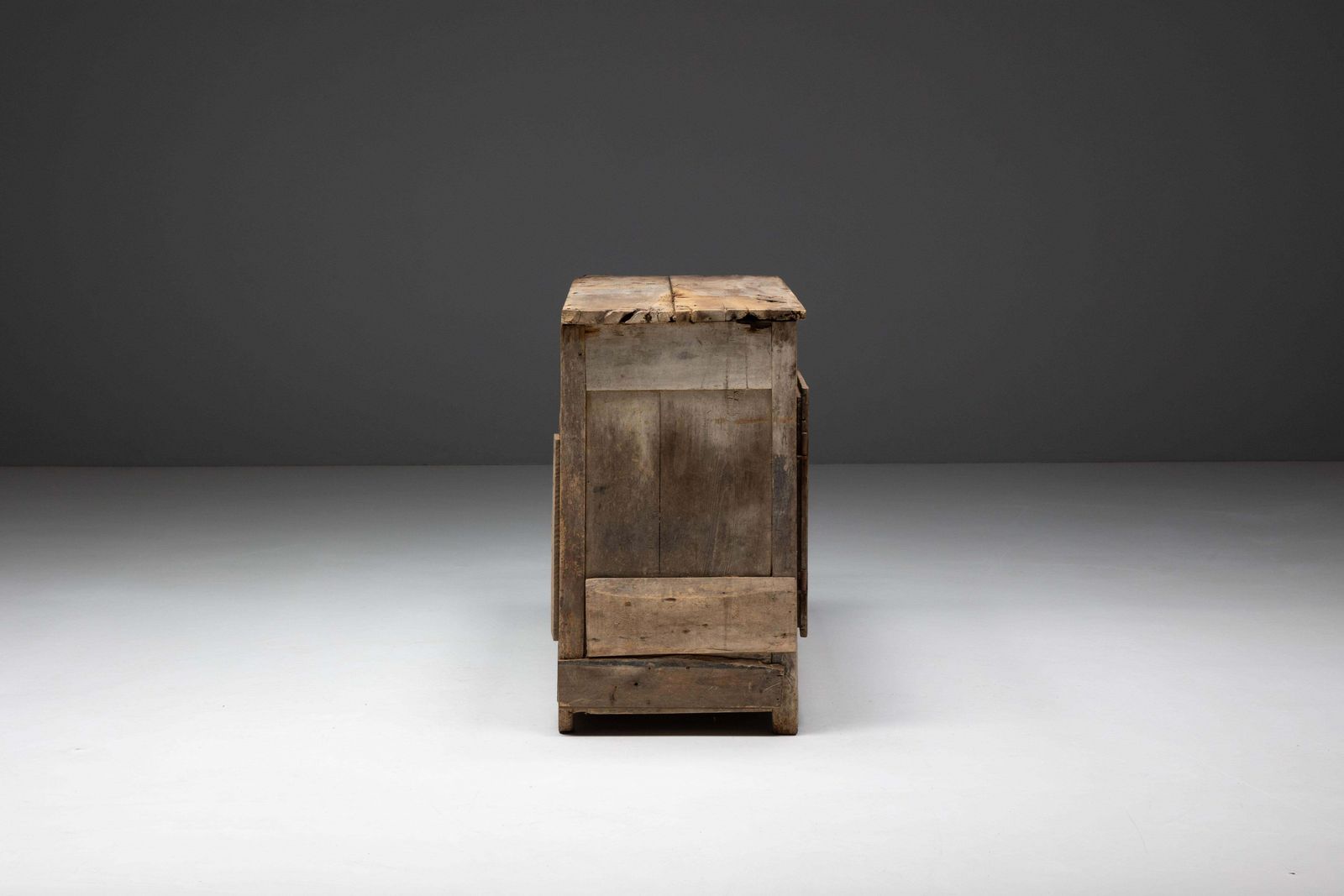 photo vintage Rustic Wabi Sabi Cabinet, France, 19th Century