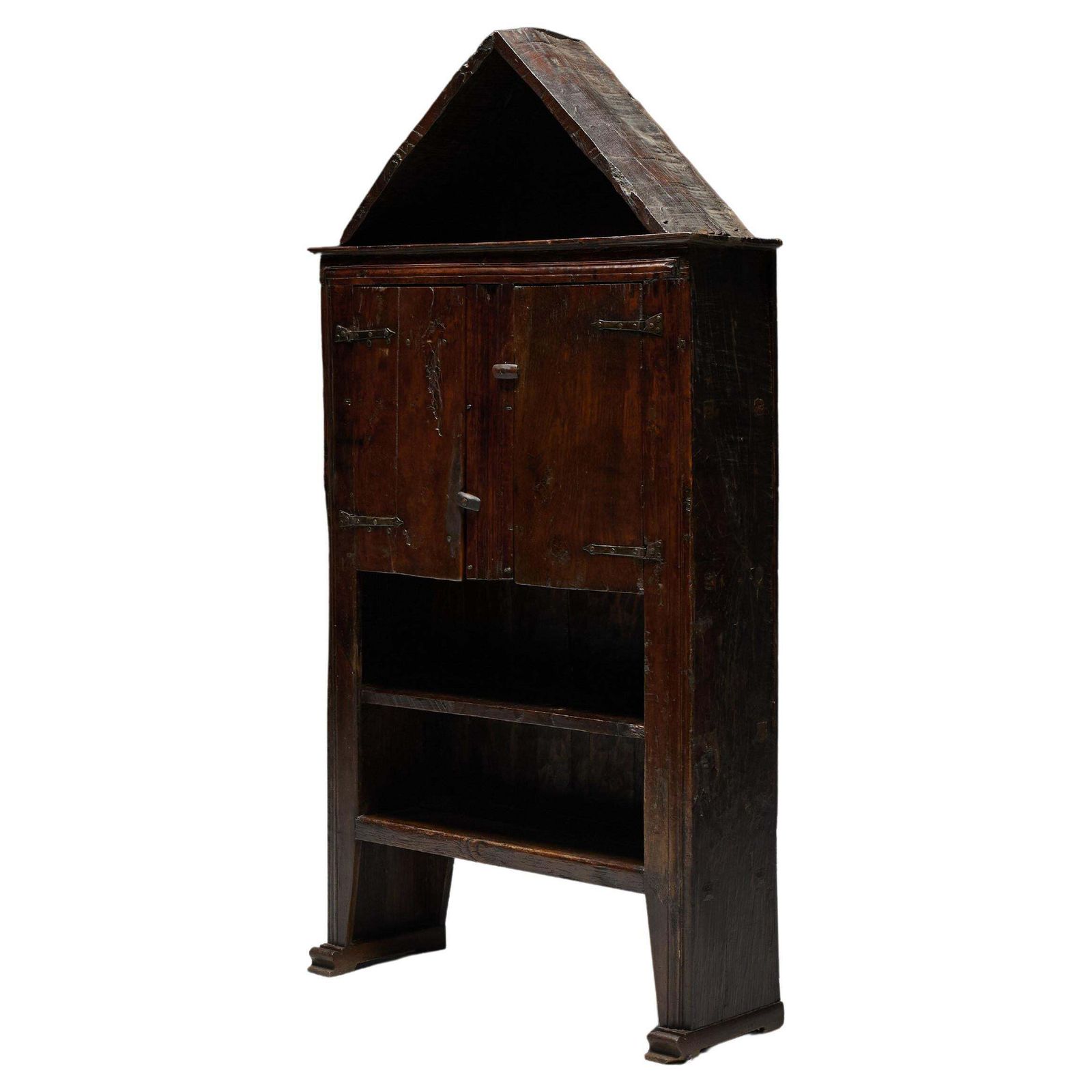 Art Populaire Vernacular Cupboard, France, 19th Century