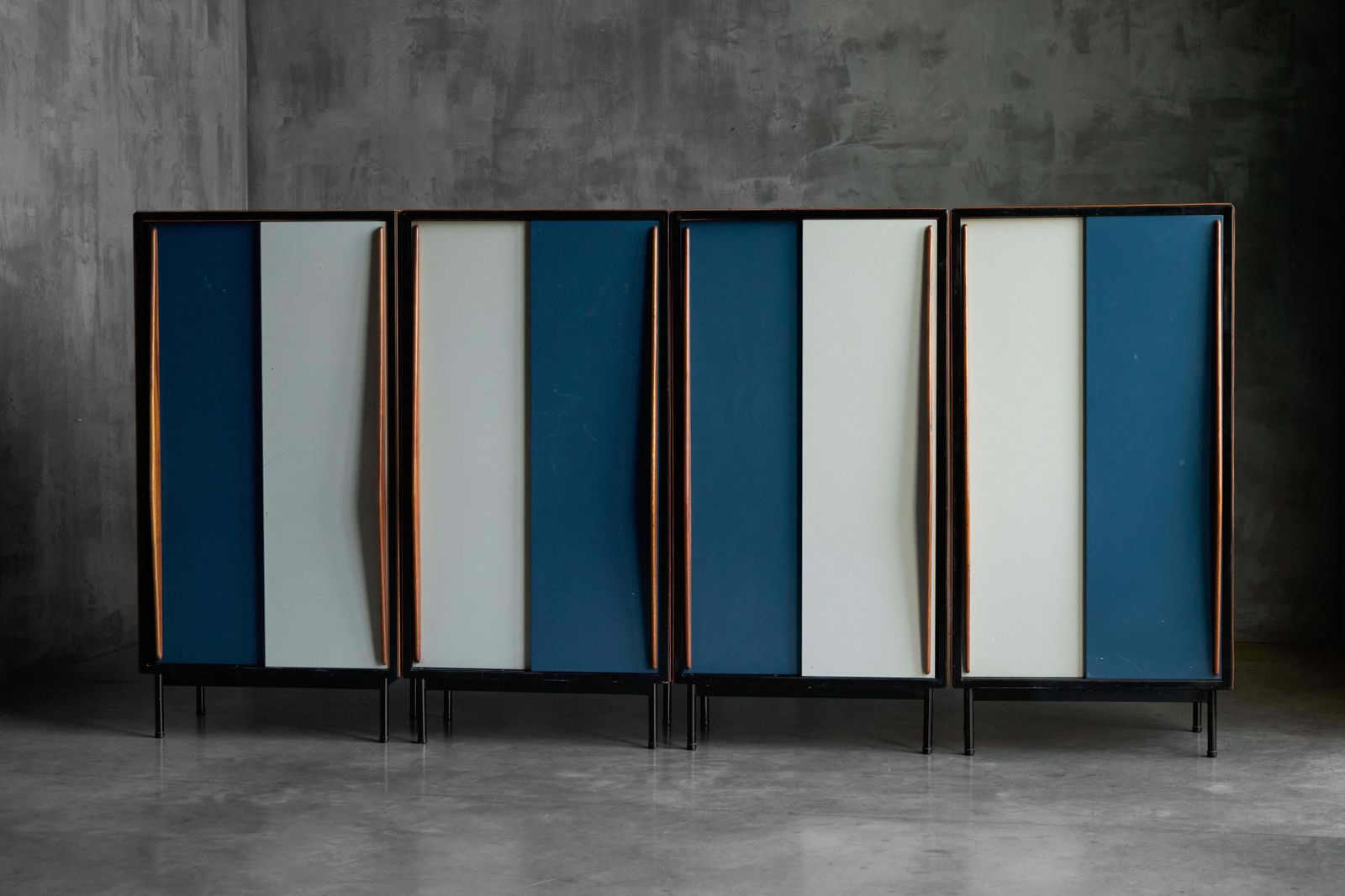 Modernist Wardrobes By Willy Van Der Meeren For Tubax, Belguim, 1950s photo furniture