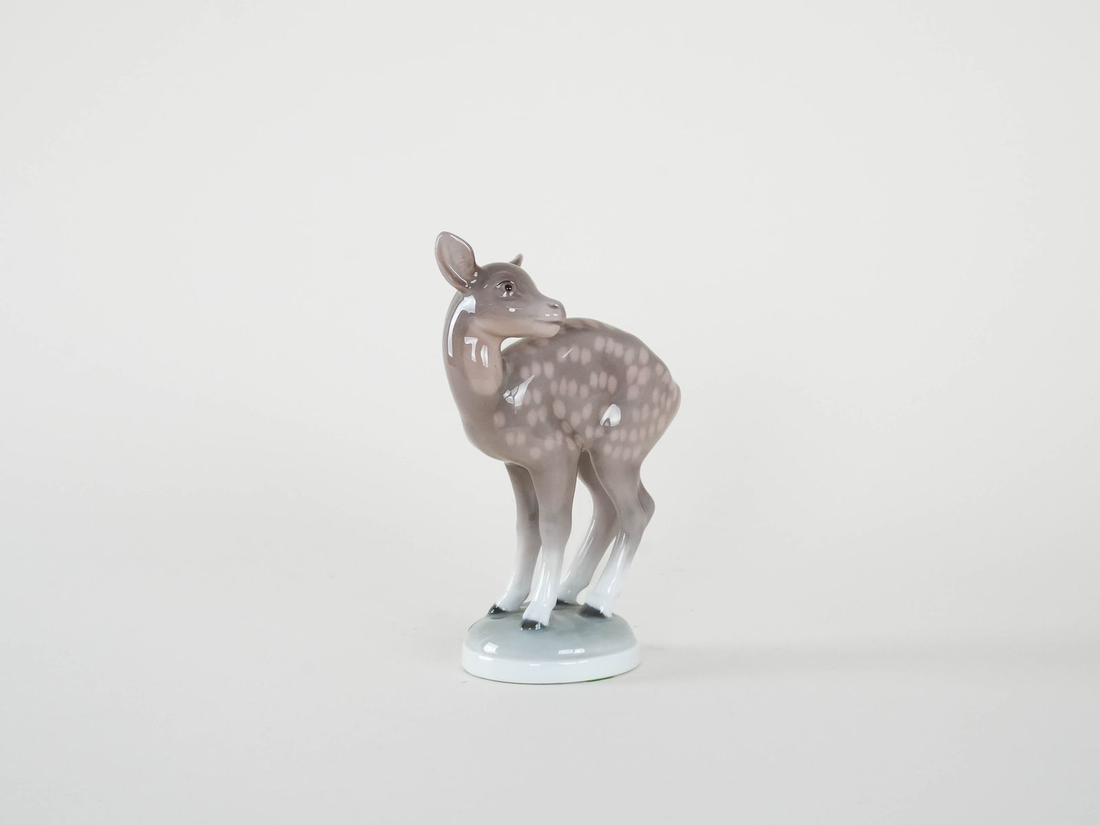 Porcelain Deer Figurine, Danish Design, 1970s, Manufacturer: Bing & Grøndahl photo Art