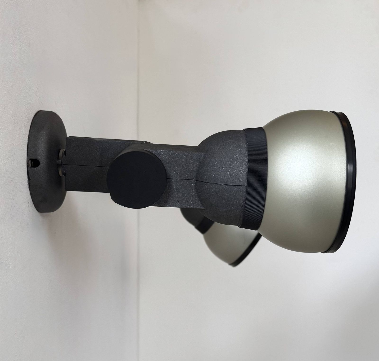 photo furniture Pair Of Adjustable Vintage Wall Lights, Lacquered Metal, Lita France 1980