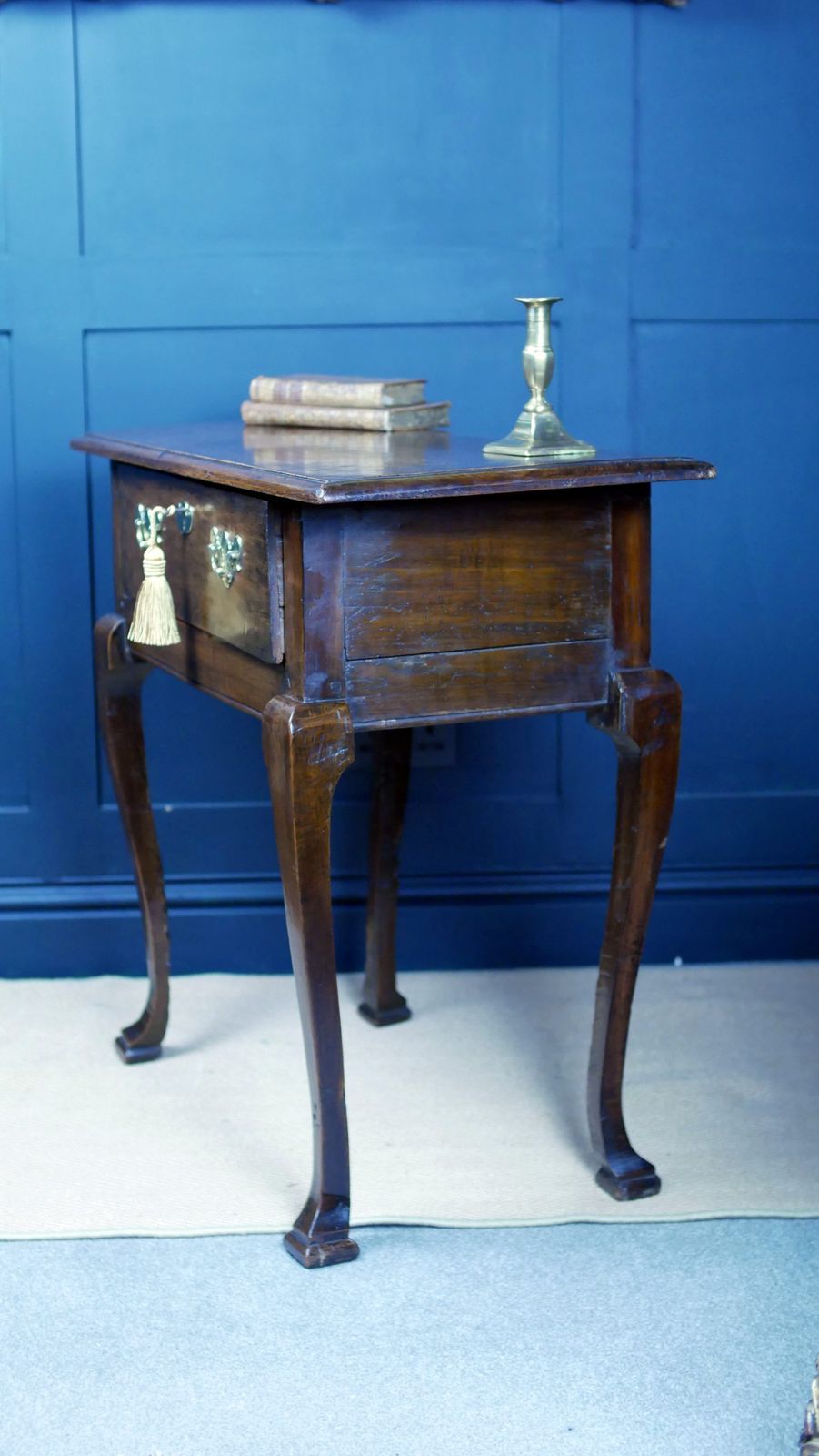 Fine Early Oak Georgian Side Console Hall Table photo Furniture