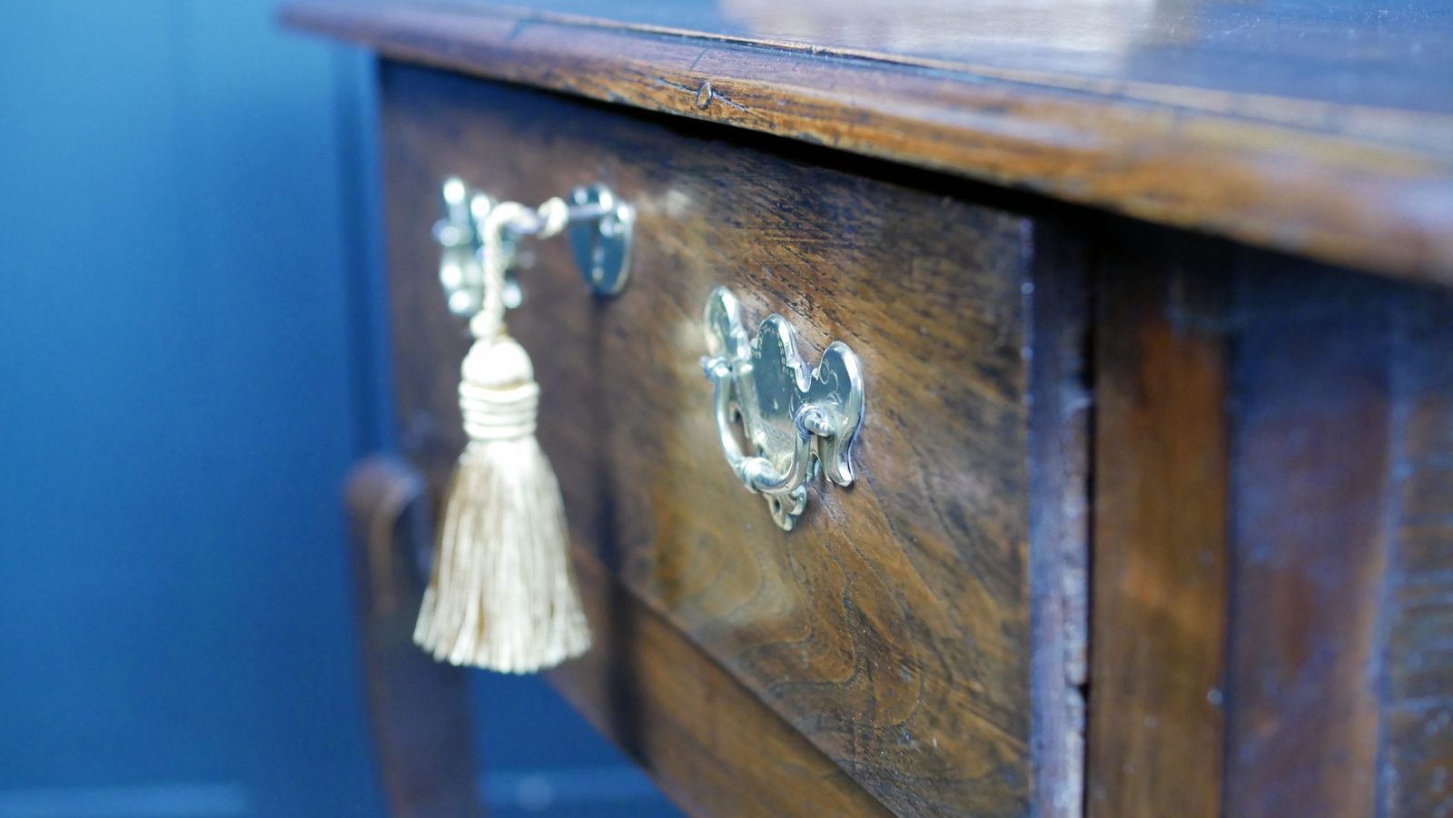 Fine Early Oak Georgian Side Console Hall Table photo 895.0