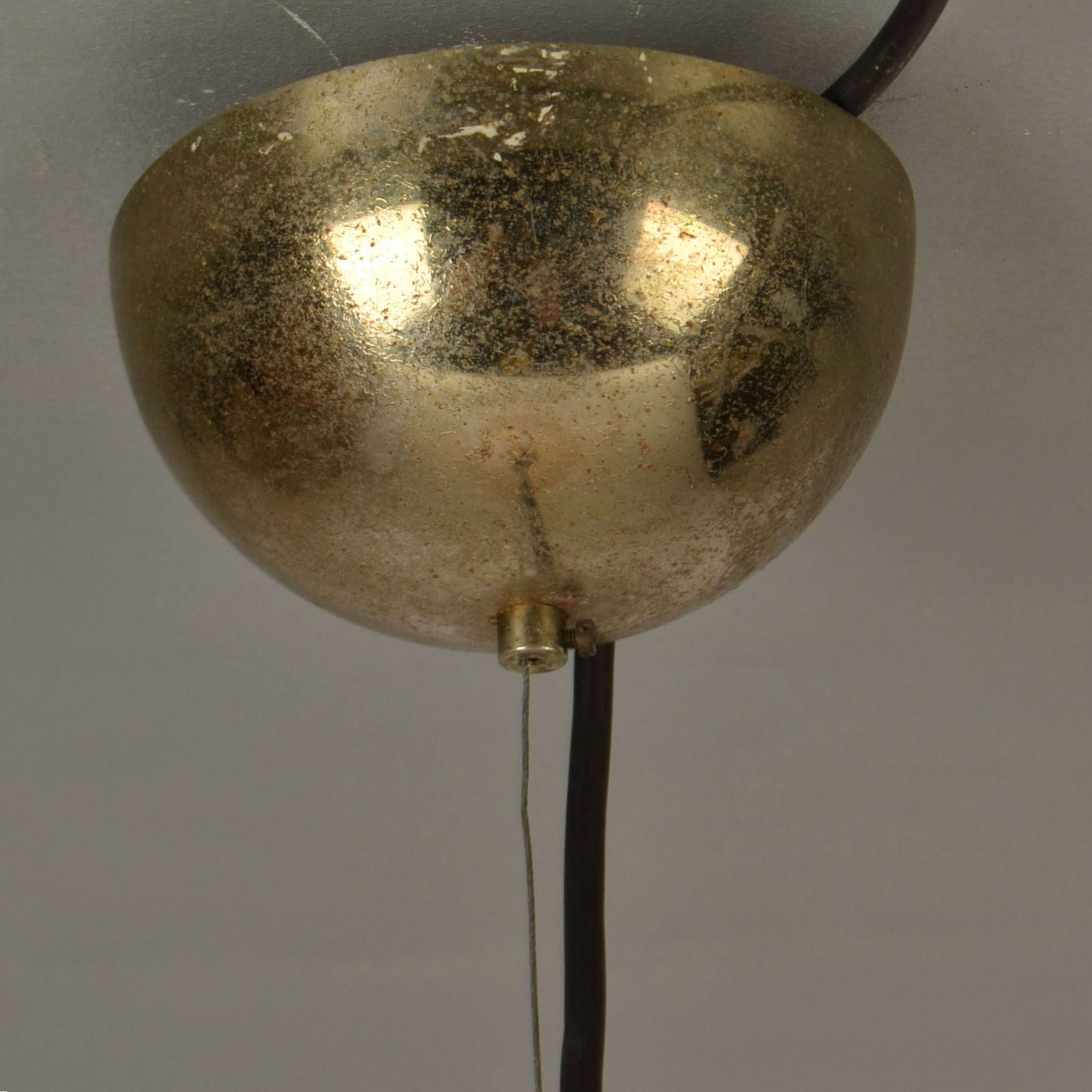 2550.0 Large Renato Toso Glass Bell Shape Pendant Murano 1950's photo