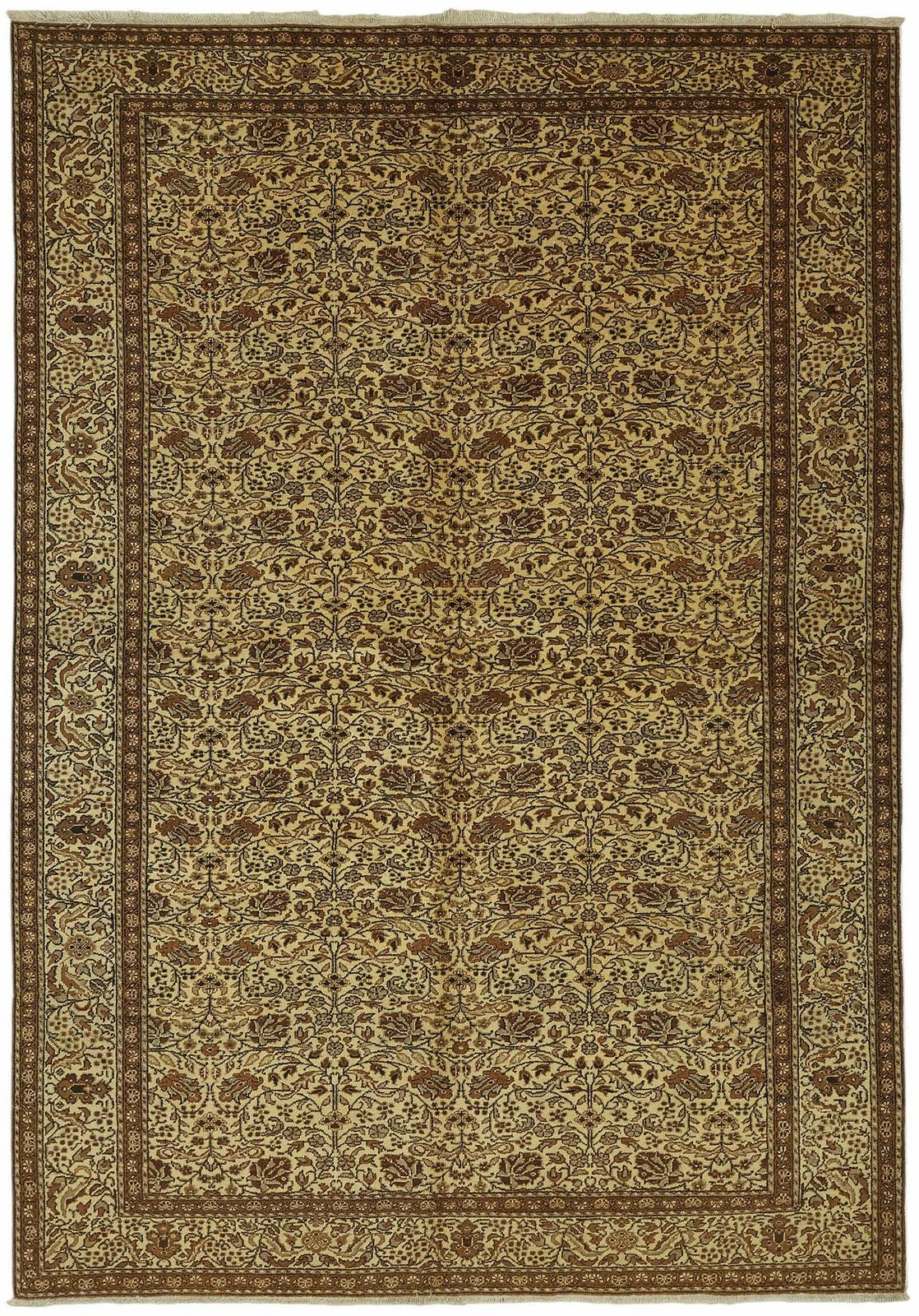 6x9 Hand Knotted Turkish Wool Rug