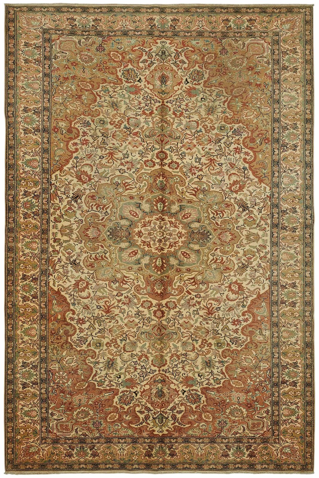 7x10 Hand Knotted Turkish Wool Rug