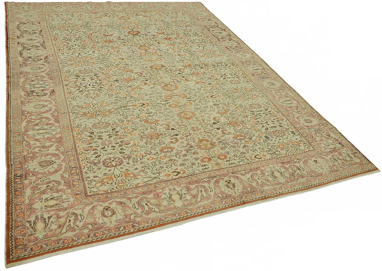 7x9 Hand Knotted Turkish Wool Rug photo furniture