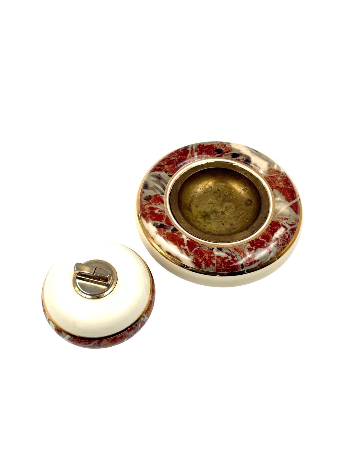 photo furniture Tommaso Barbi, Smoking Set, B Ceramiche Italy 1970