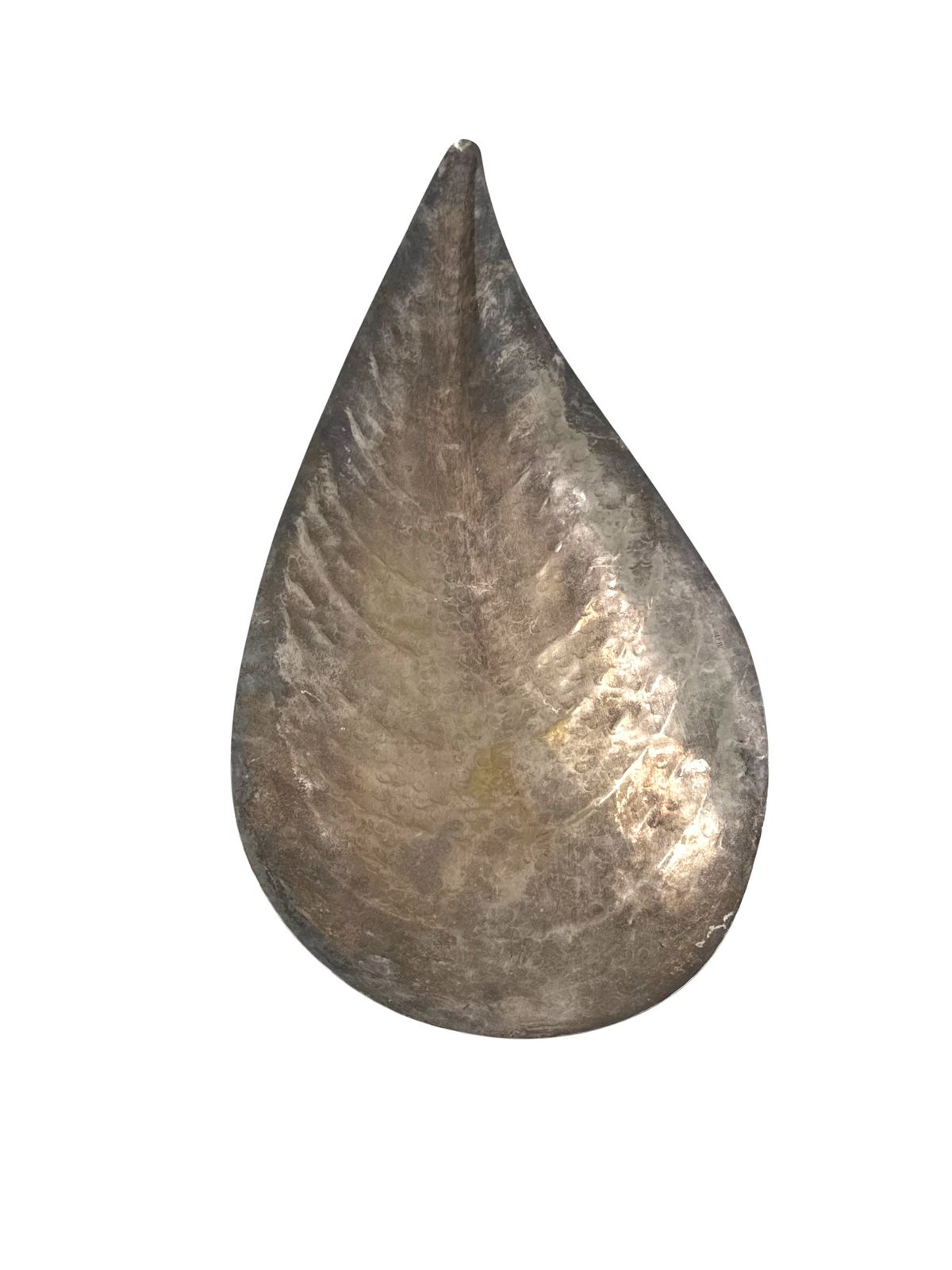 photo for sale Silver Plated Shell Shaped Great Bowl / Centerpiece, Renato Raddi, Italy 1970s