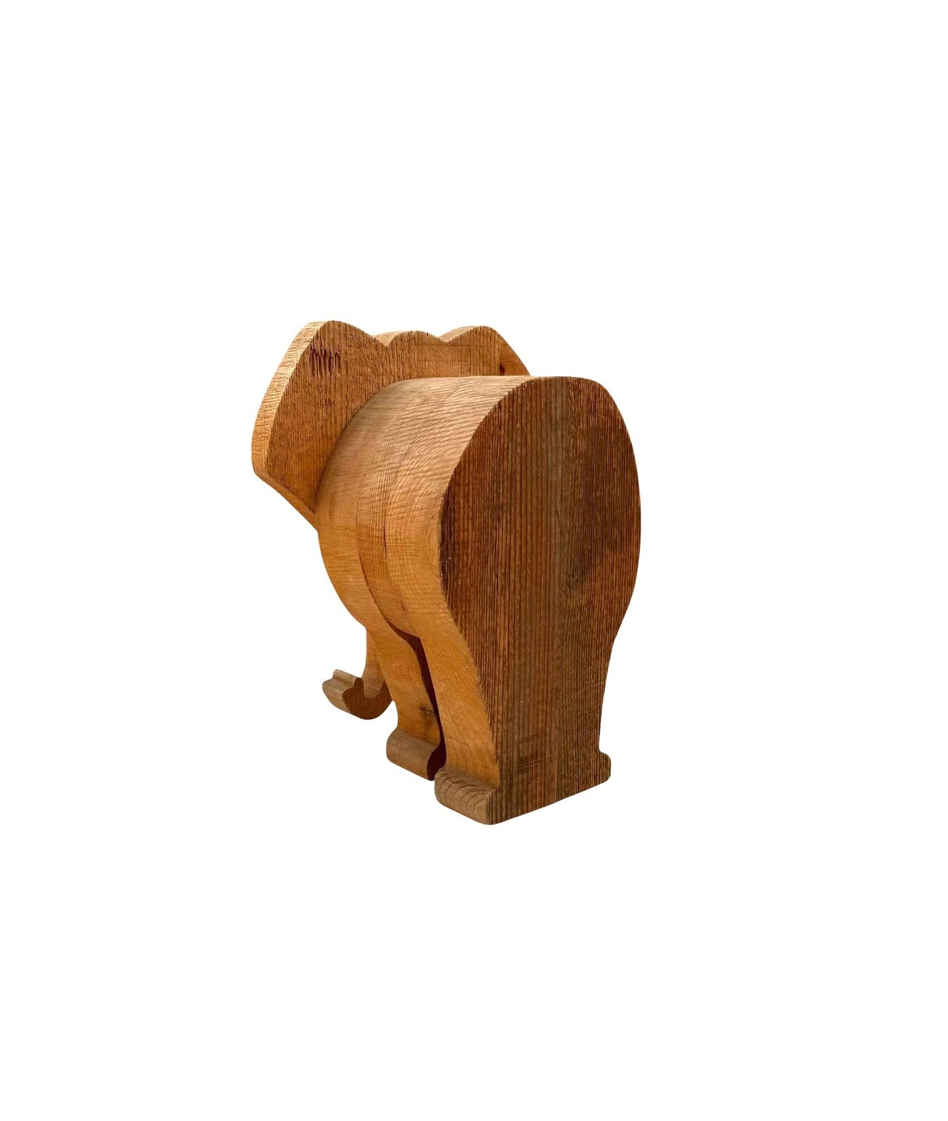 photo furniture Bottega Michelangeli, Elephant Wood Sculpture, Orvieto Italy 1970s