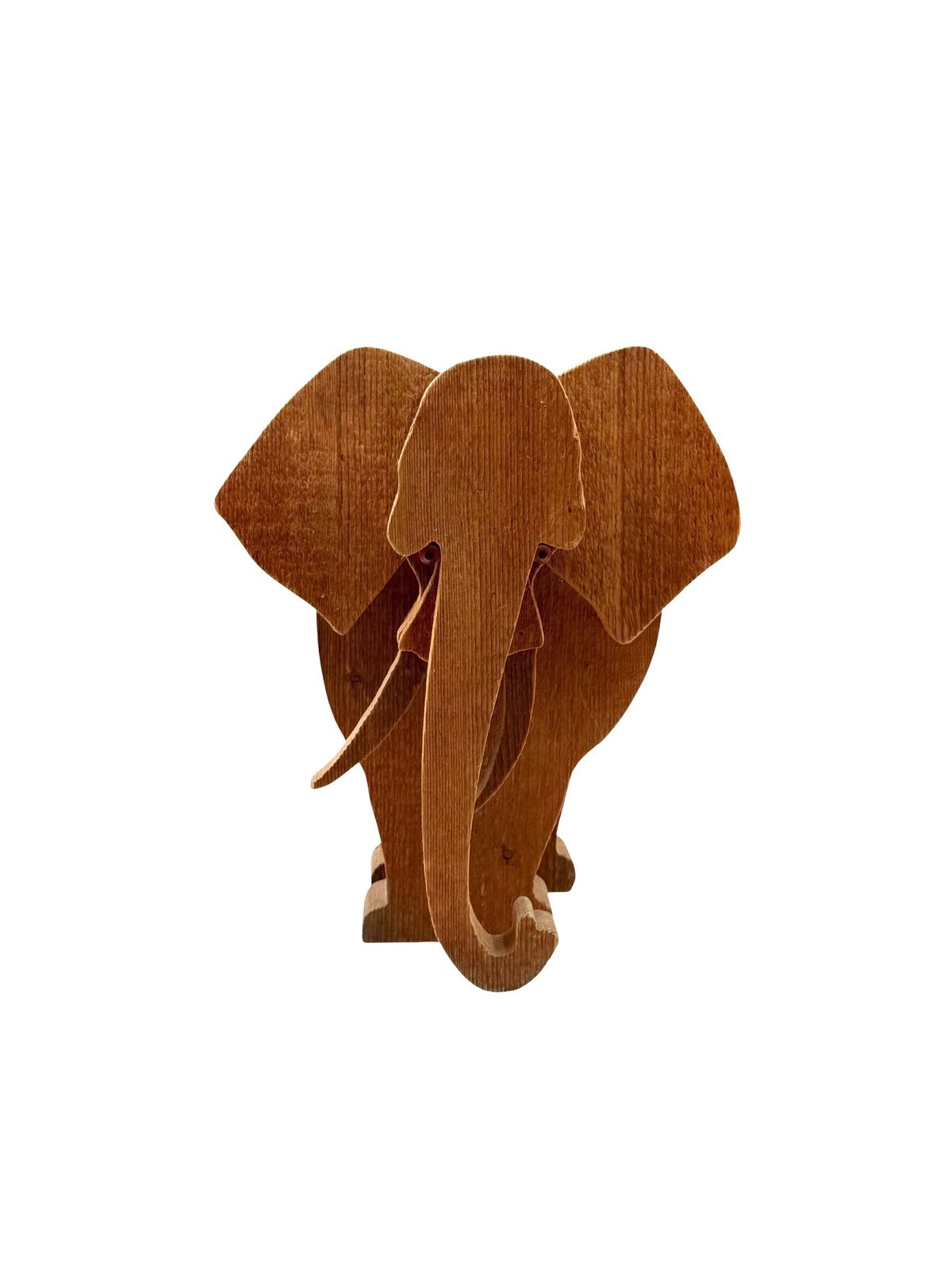 550.0 Bottega Michelangeli, Elephant Wood Sculpture, Orvieto Italy 1970s photo