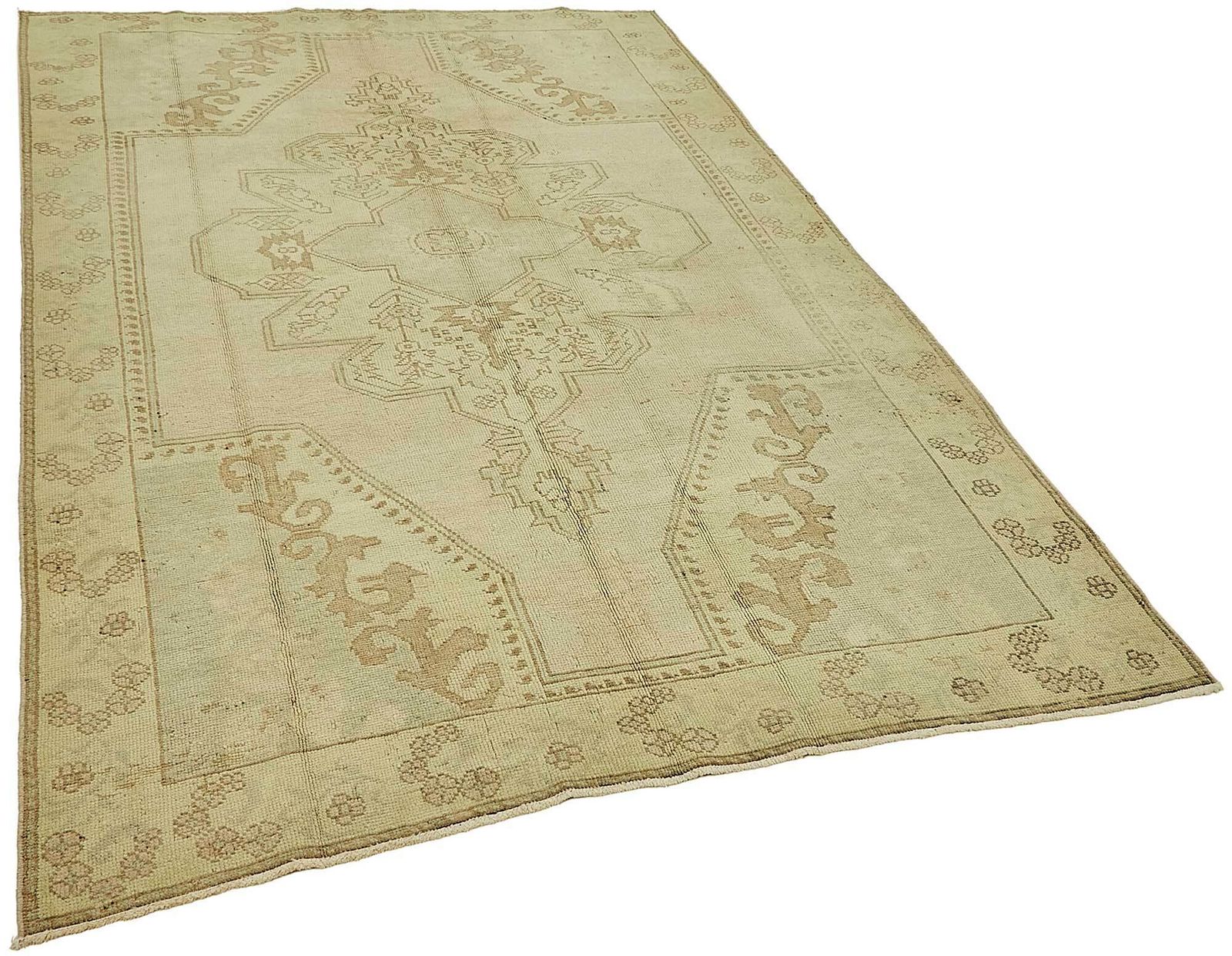 Beige Handmade Turkish Oriental Rug 167 Cm X 260 Cm photo furniture