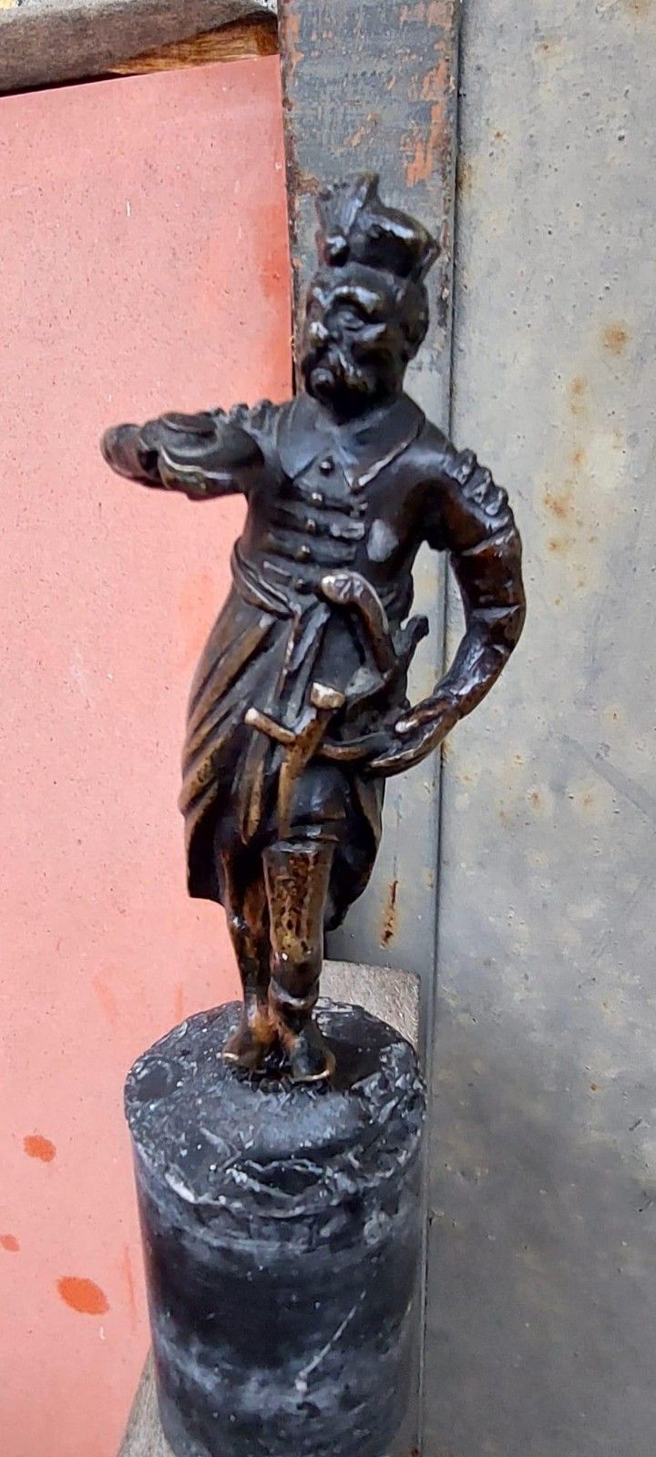 Antique Bronze Orientalist Sculpture Turkish Soldier 19th Century France photo 210.0