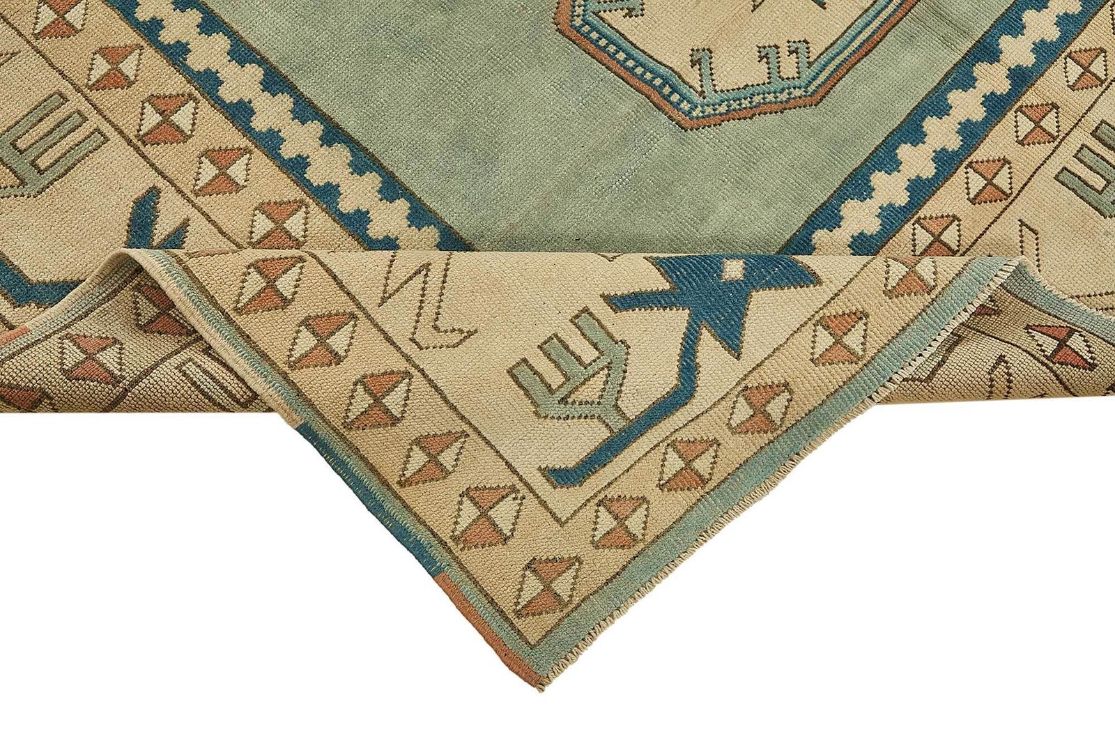 Turkish Beige Handmade Oriental Rug 210 X 297 Cm photo vinterior