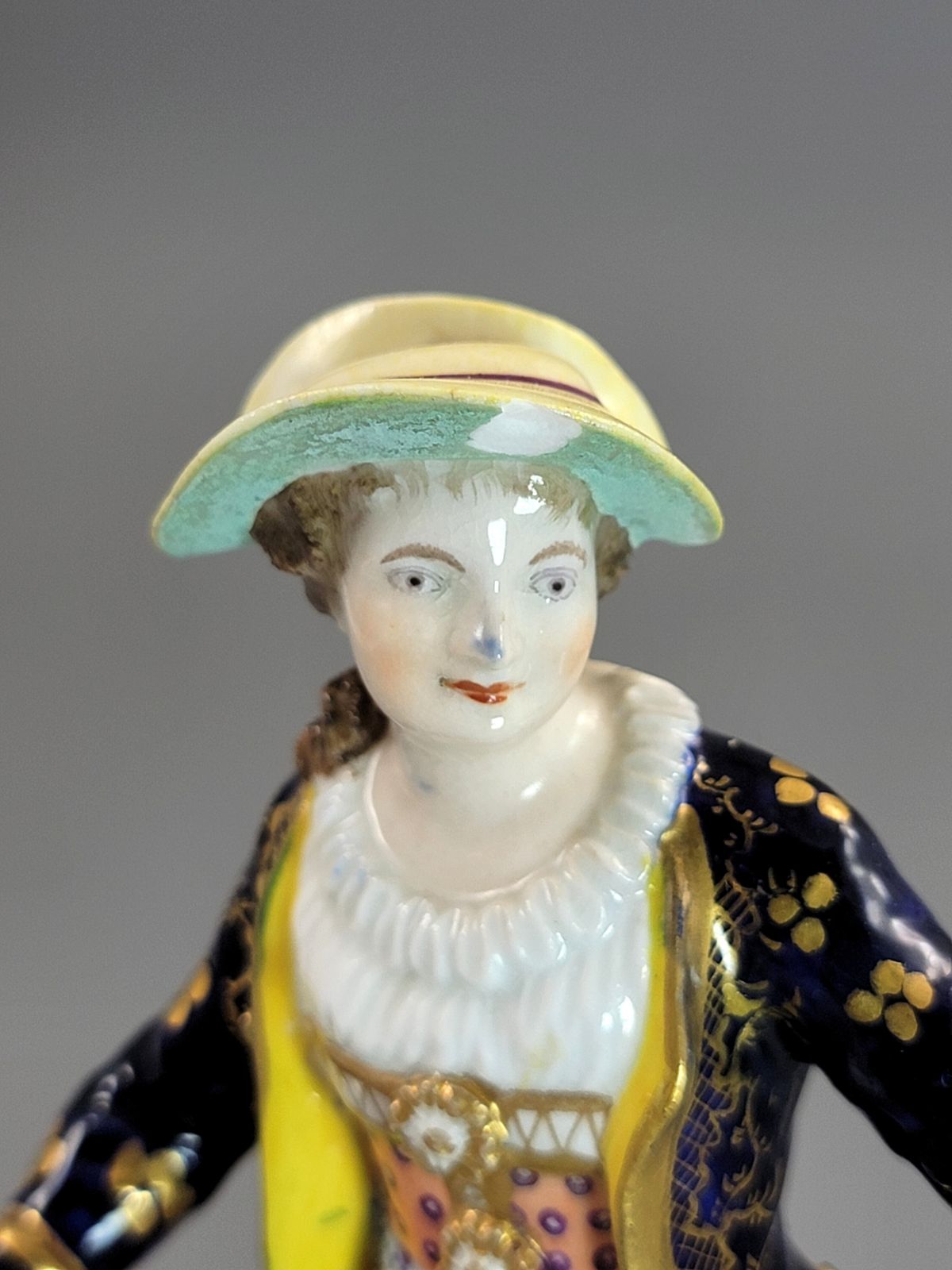 photo furniture Derby Porcelain “Dresden Shepherds” Pair, Bloor Period, C.1825