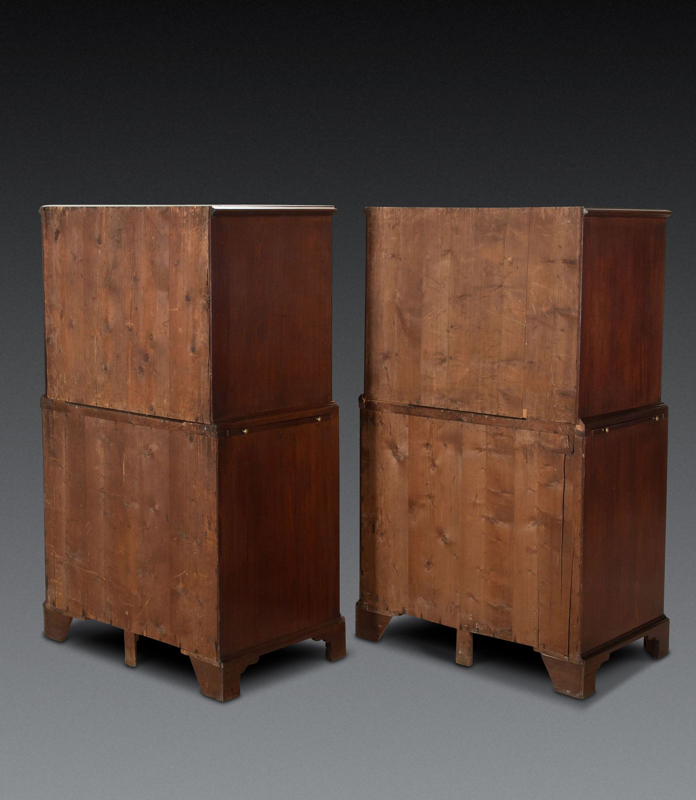 photo vintage Rare Pair Of Geo II Chest On Chests