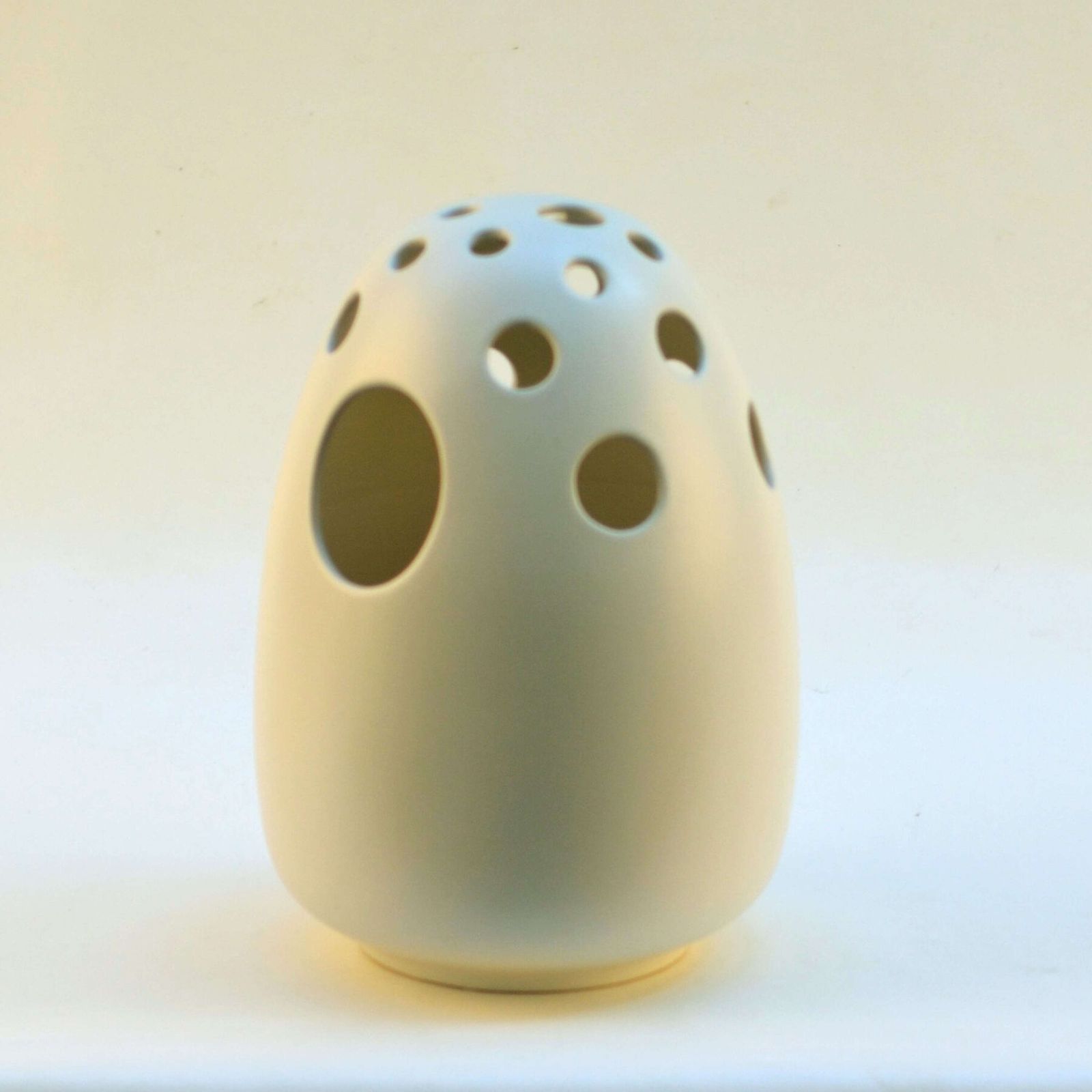 Pair Of Large Sculptural Cream Ceramic Vases photo vinterior