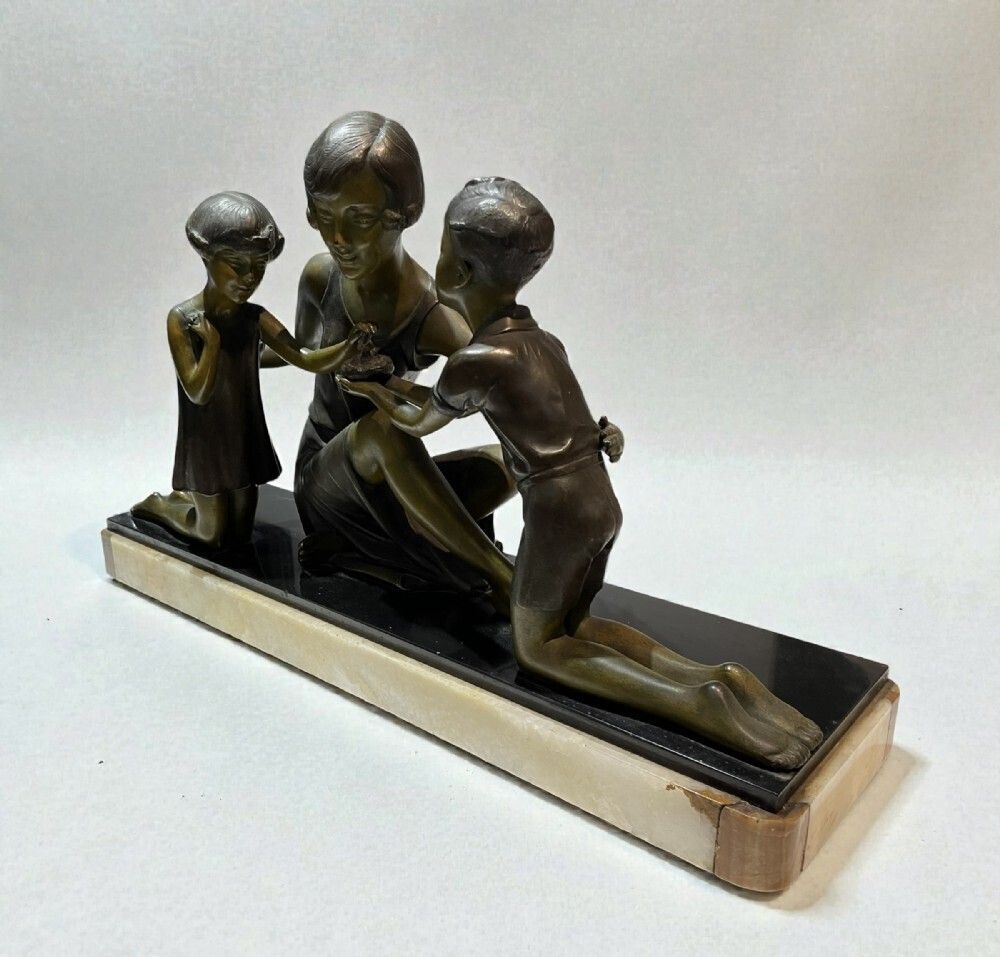 Art Deco Sculpture By P. Sega photo Art