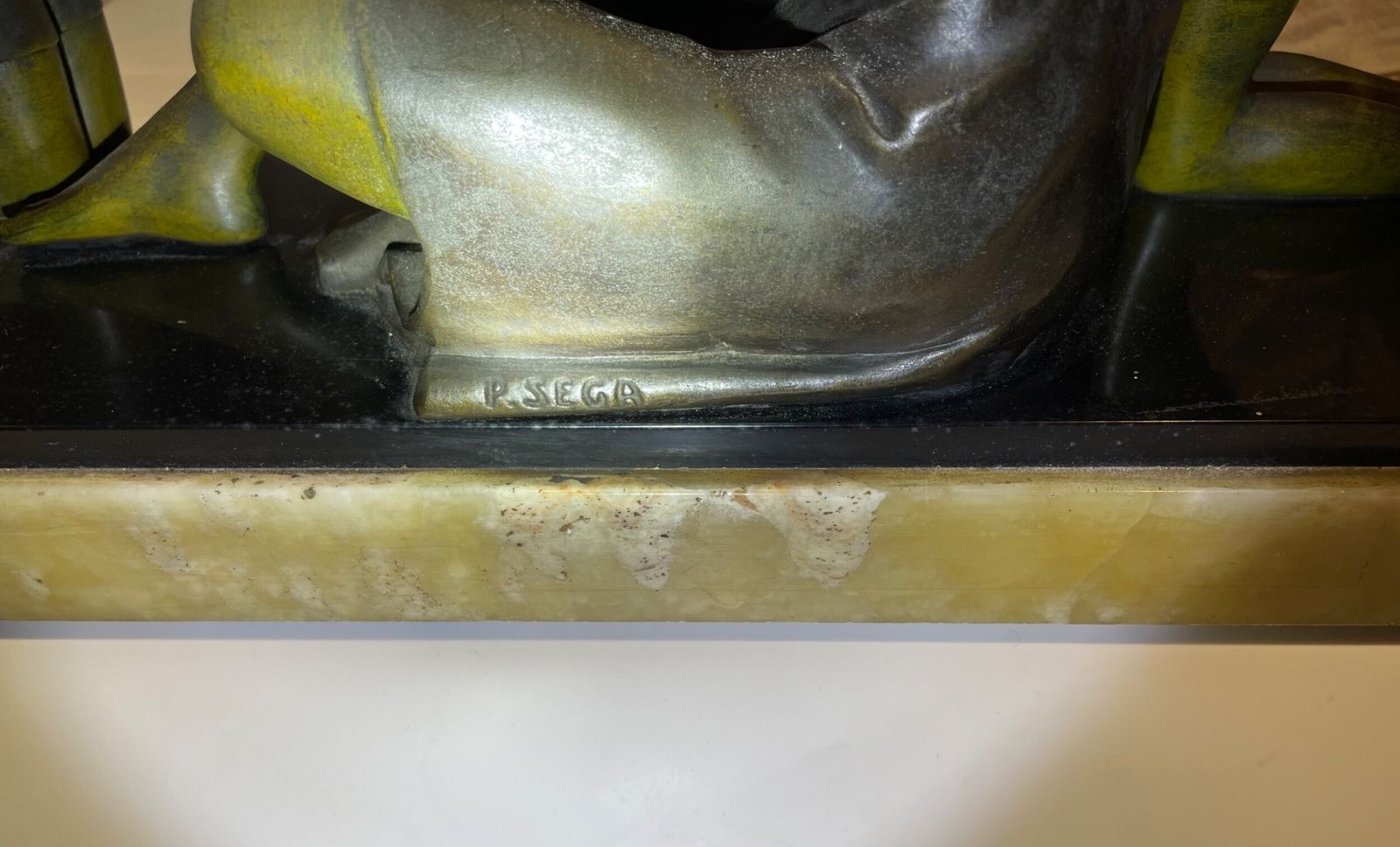 Art Deco Sculpture By P. Sega photo buy
