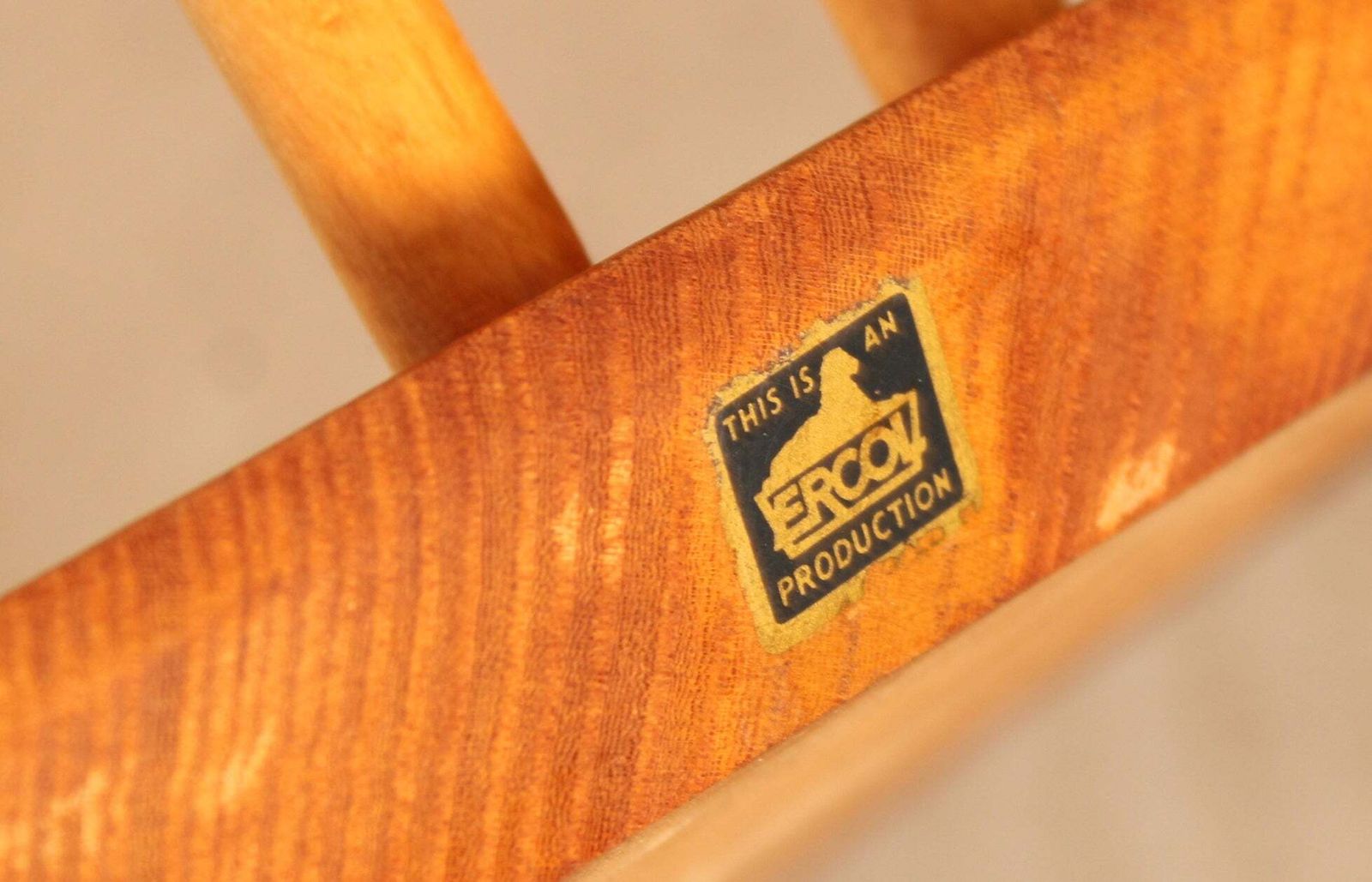 photo for sale Set Of 2 Of Mid Century Ercol Elm And Beech Chairs Circa 1950s