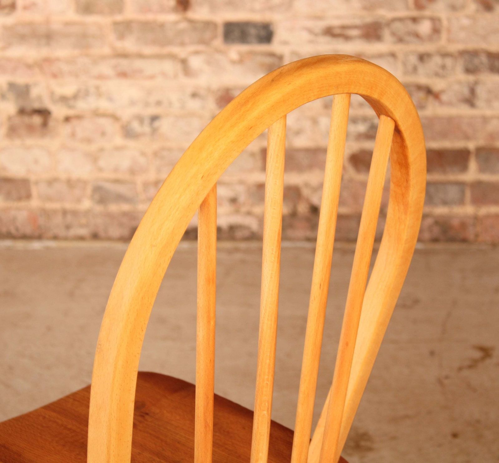 Furniture Set Of 3 Of Mid Century Ercol Model 400 Chairs Made In Elm And Beech Circa 1960s photo
