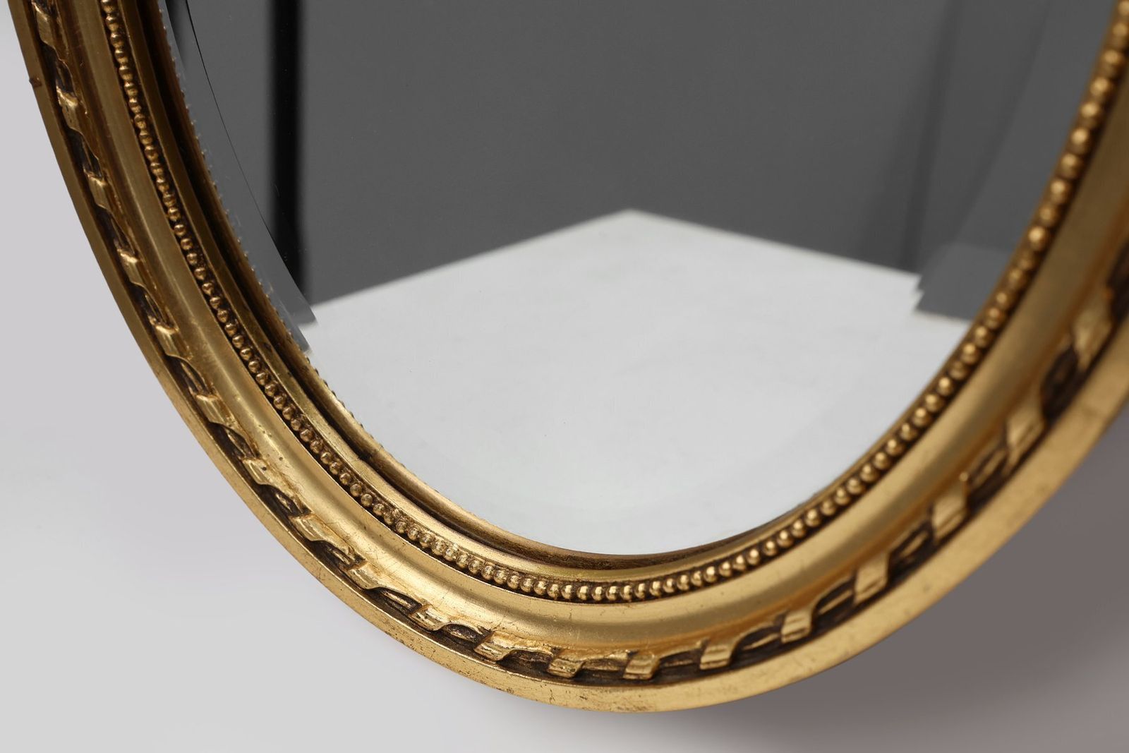Louis Philippe Dutch Wood With Beveled Mirror From Pieterman, 1950s photo for sale