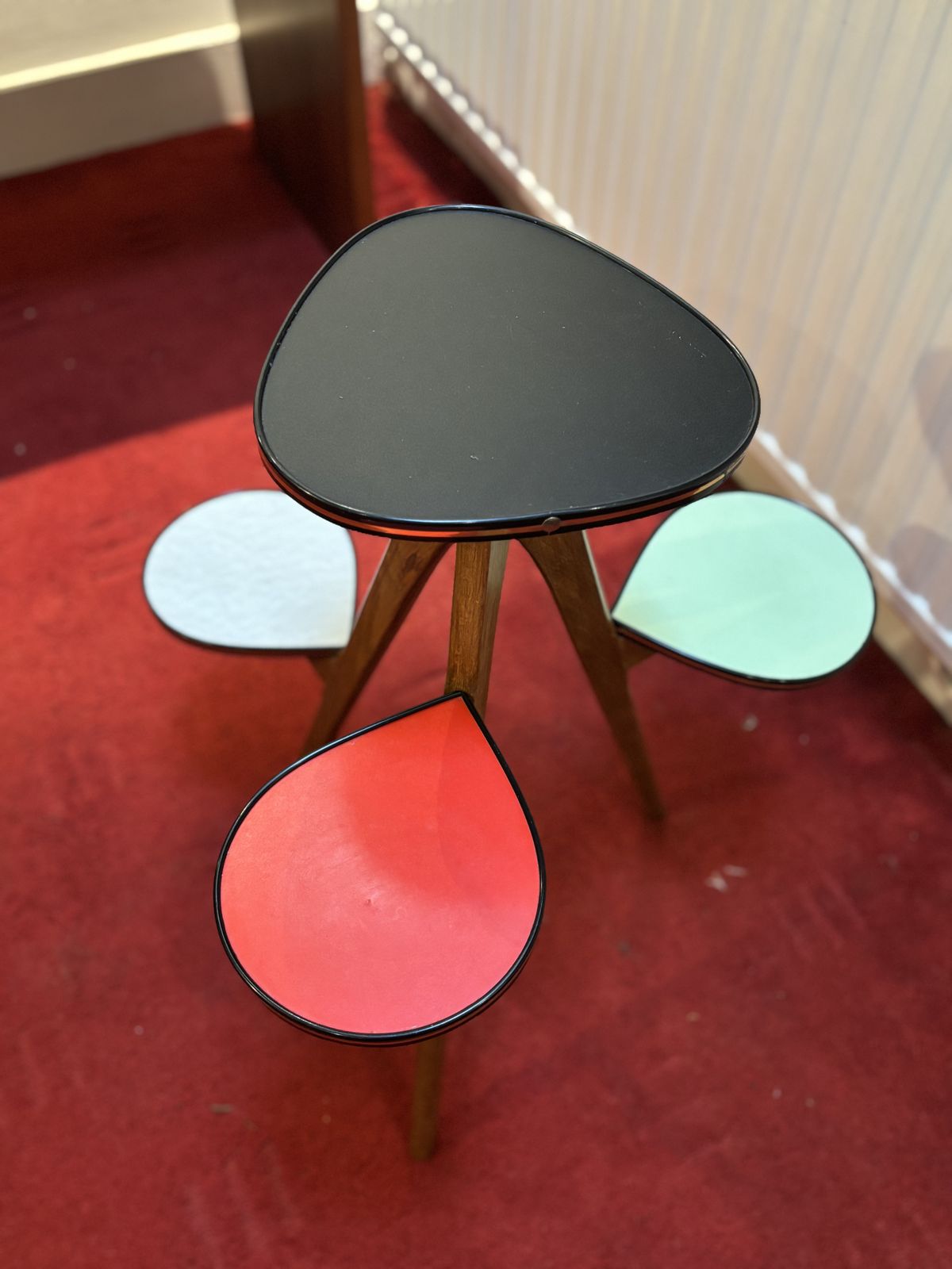 1950s German Plant Stand, Mid 20th Century photo vintage