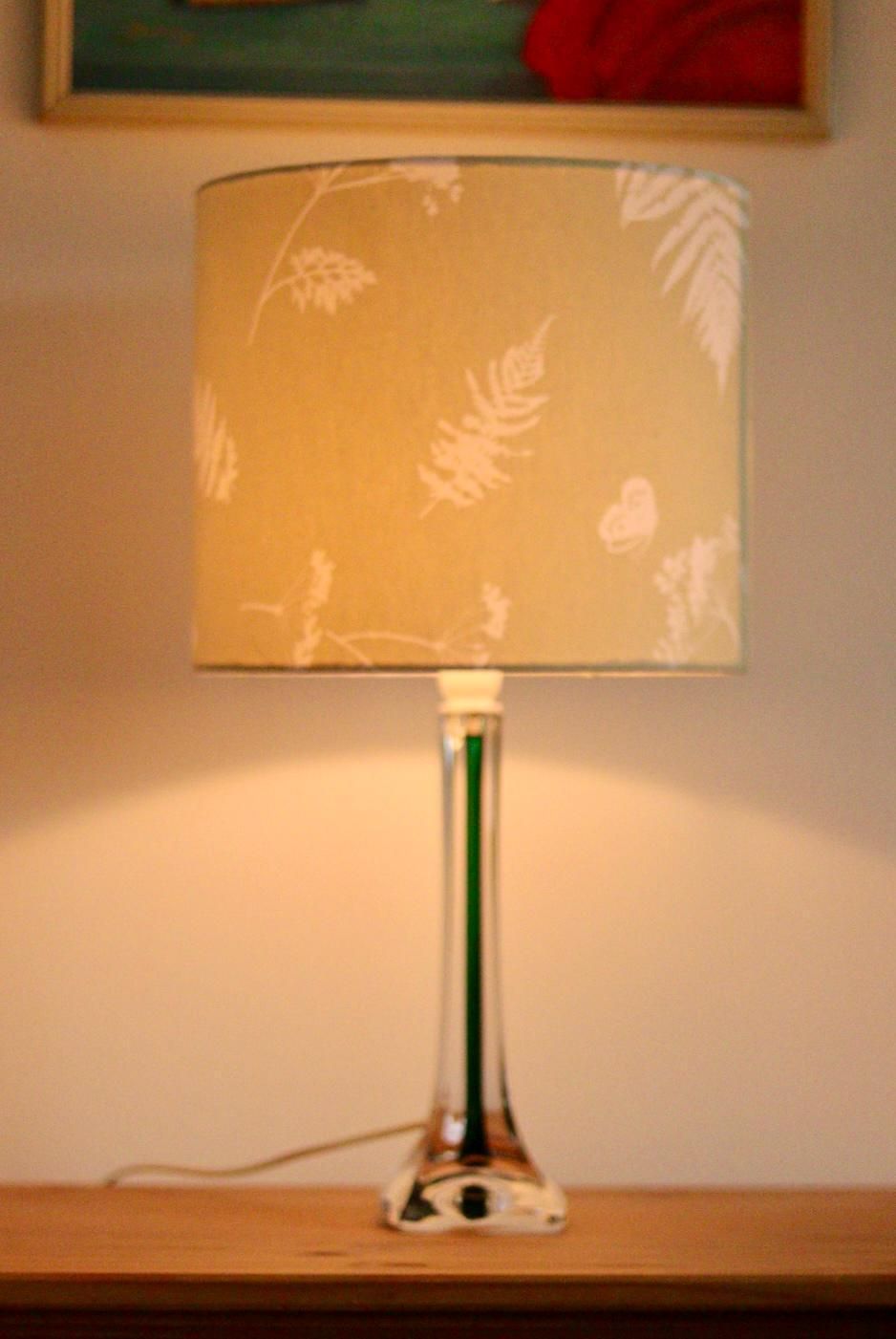 Vintage Glass Table Lamp By Hannelore Dreutler, Studio åhus, Sweden, 1990's photo furniture