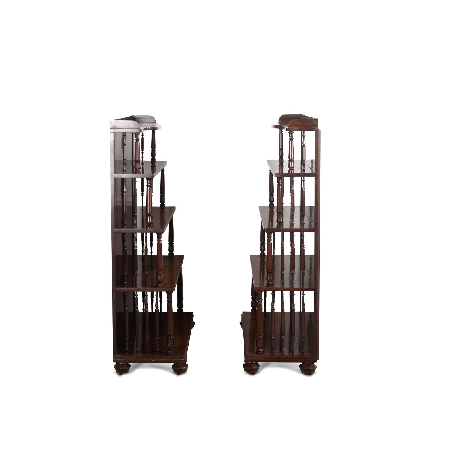 Pair Of 19th Century Regency Mahogany Bookcases photo Furniture