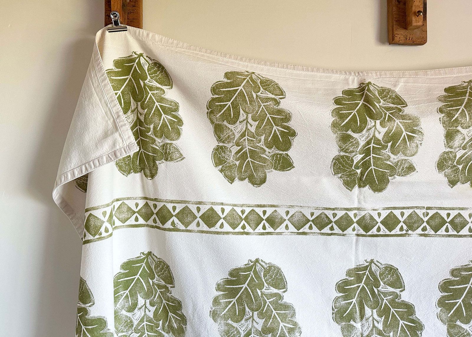 Oak & Acorn  Reworked Tablecloth photo furniture