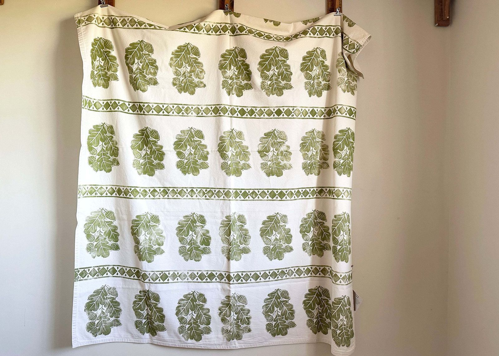 Oak & Acorn  Reworked Tablecloth photo Textiles