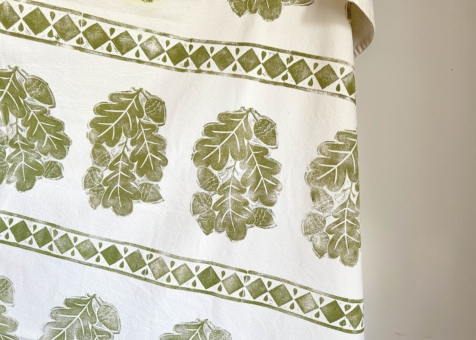 Oak & Acorn  Reworked Tablecloth photo vintage