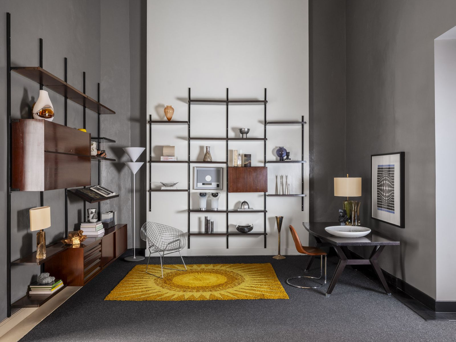 Osvaldo Borsani, Modular Bookcase In Rosewood For Tecno, 1960s photo vinterior