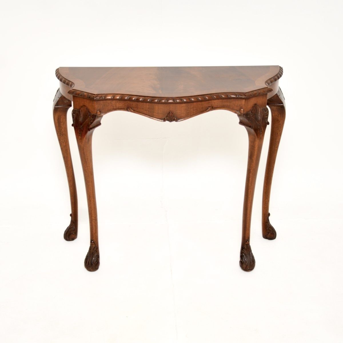 Antique Mahogany Console Side Table photo furniture