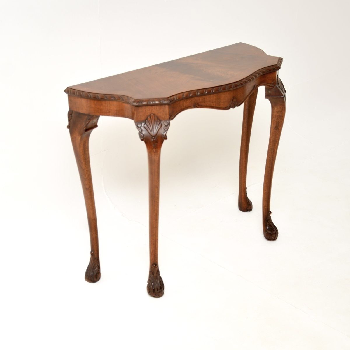 Antique Mahogany Console Side Table photo for sale