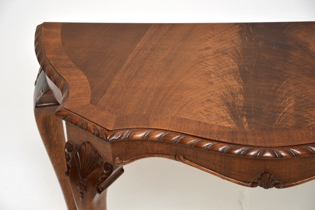 Antique Mahogany Console Side Table photo vinterior