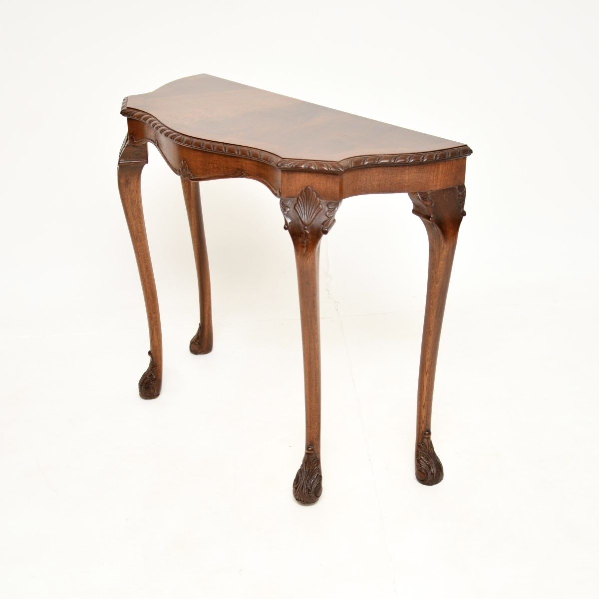photo furniture Antique Mahogany Console Side Table