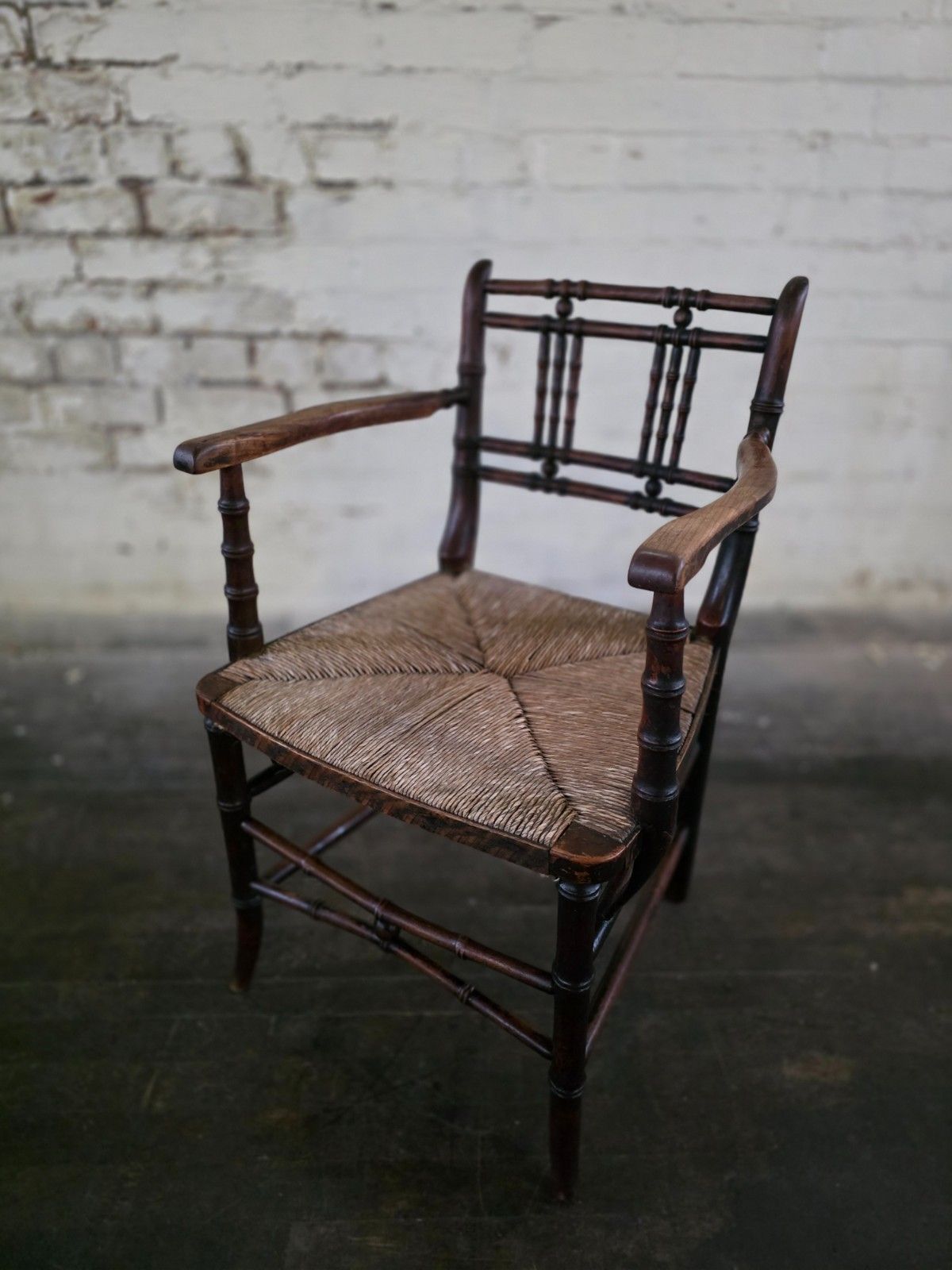 Original Antique Arts And Crafts Sussex Armchair photo Furniture