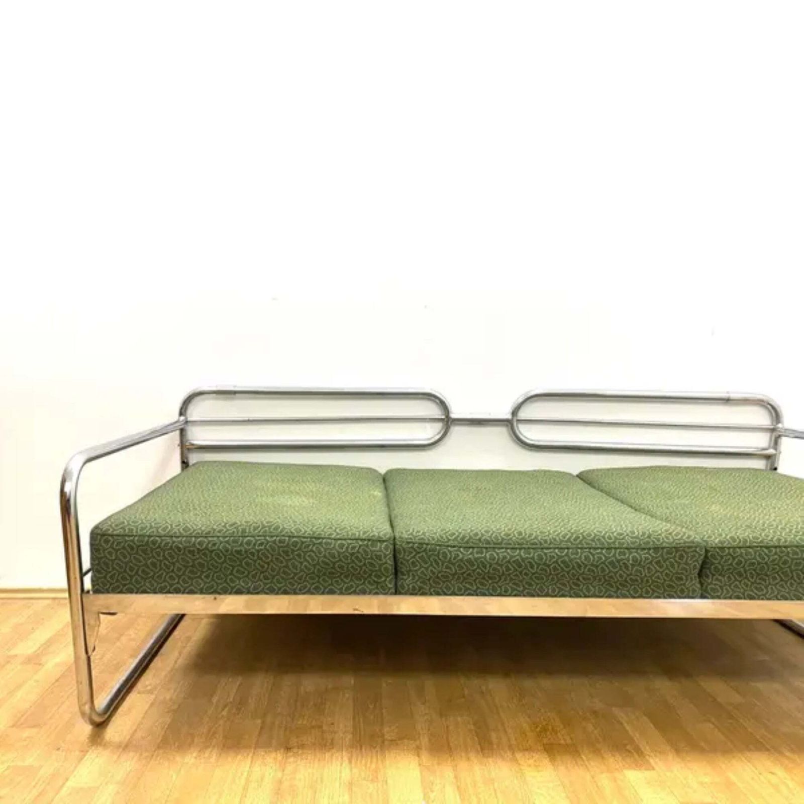Bauhaus Chromen Sofa Van Slezák, Tsjecho Slowakije, Jaren 1930 photo 765.0