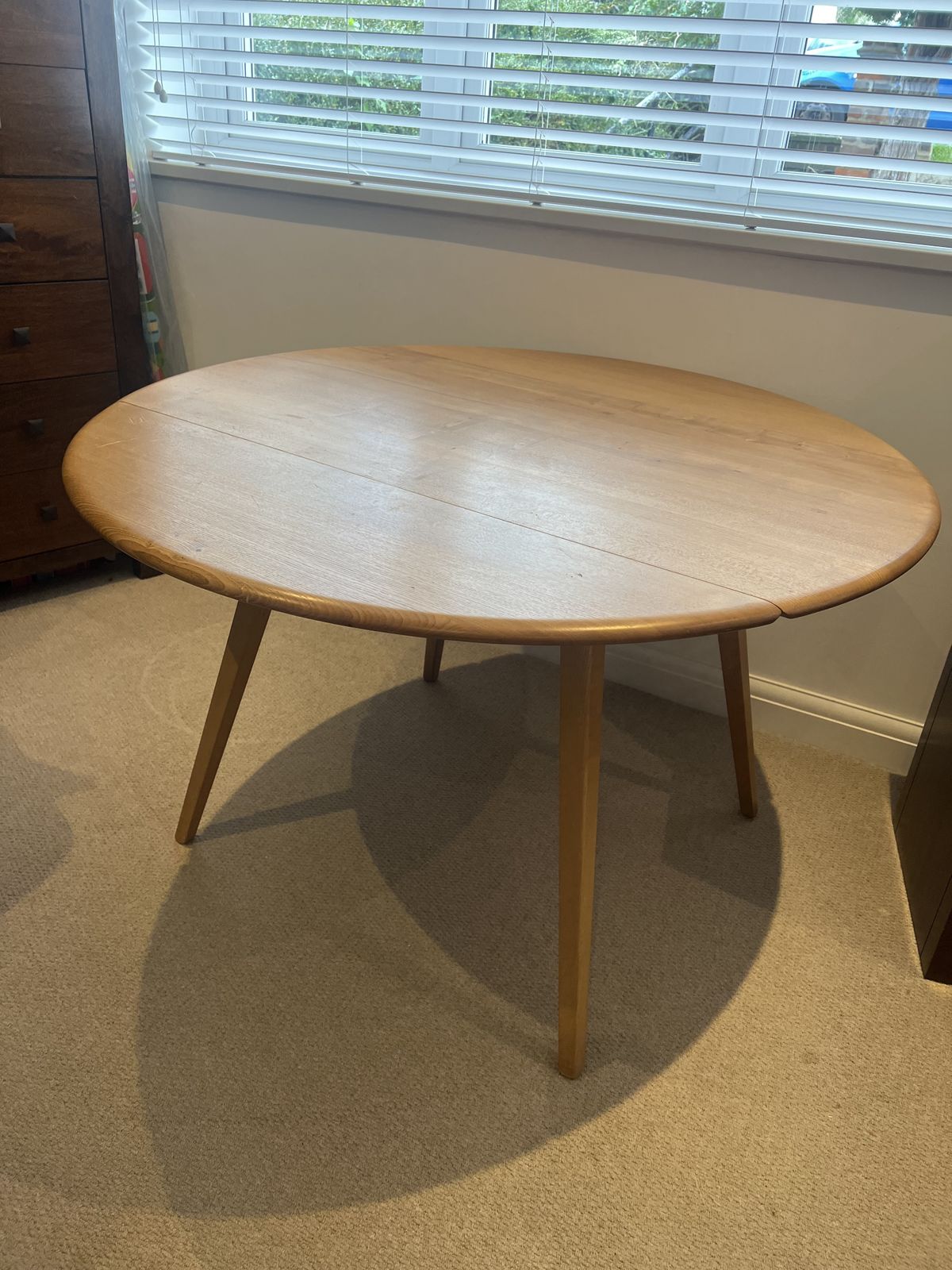 Original 1969s Ercol Windsor Drop Leaf Dining Table