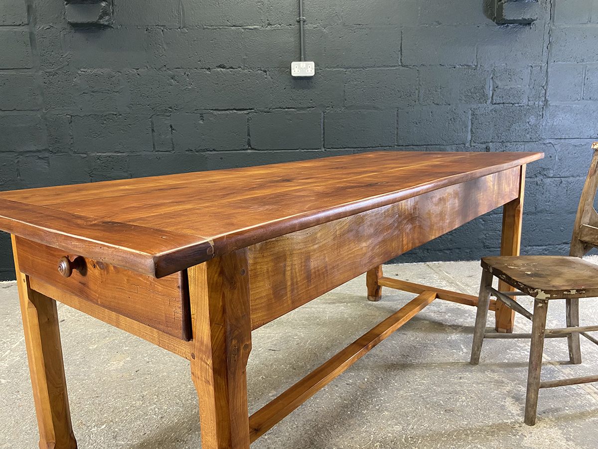Traditional French Fruitwood Farmhouse Dining Table photo for sale